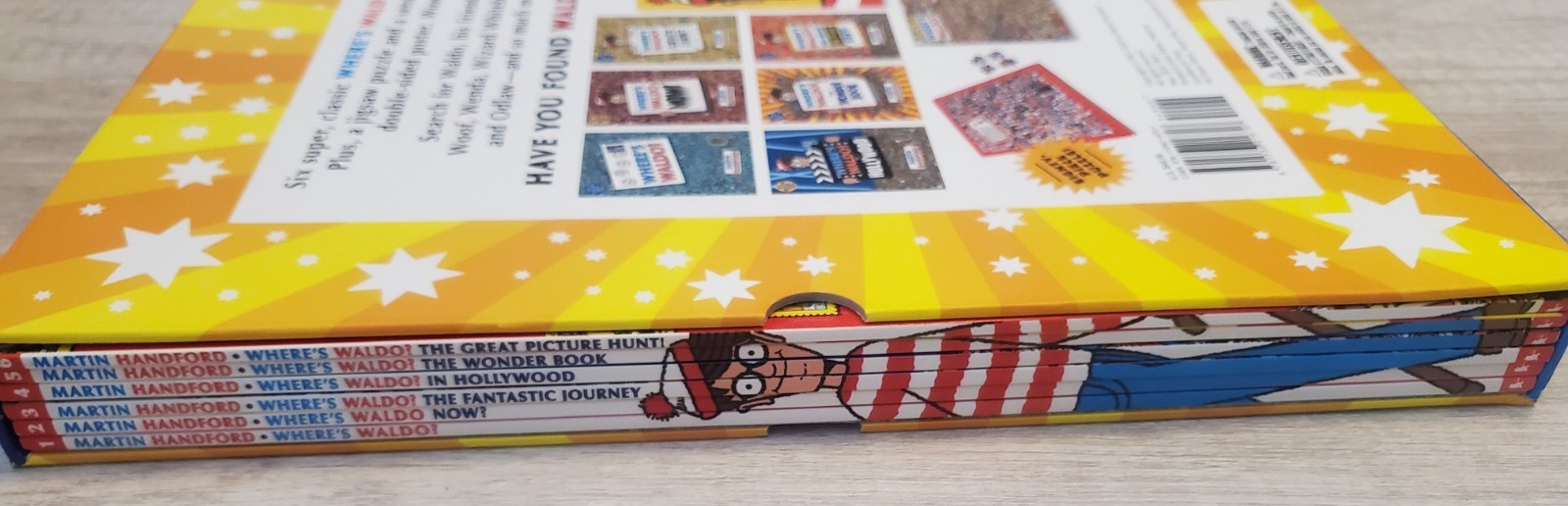 WHERE’S WALDO? THE SUPER SIX! MARTIN HANDFORD SIX BOOKS, A POSTER & extra book