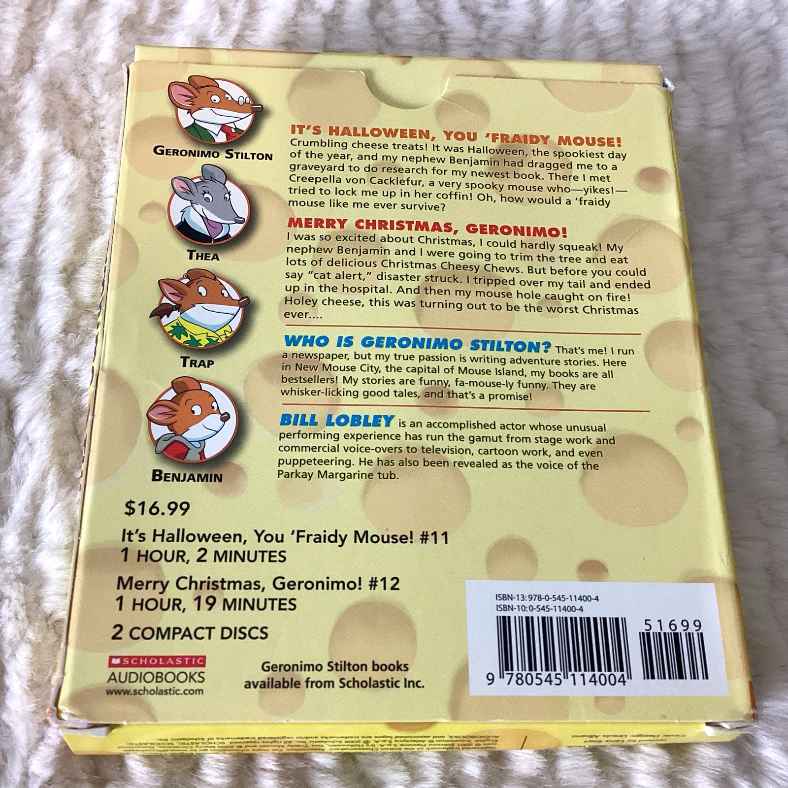 Geronimo Thea Stilton Books Lot of 11 Ages 7-12 Illustrated Adventure + 2 Audio