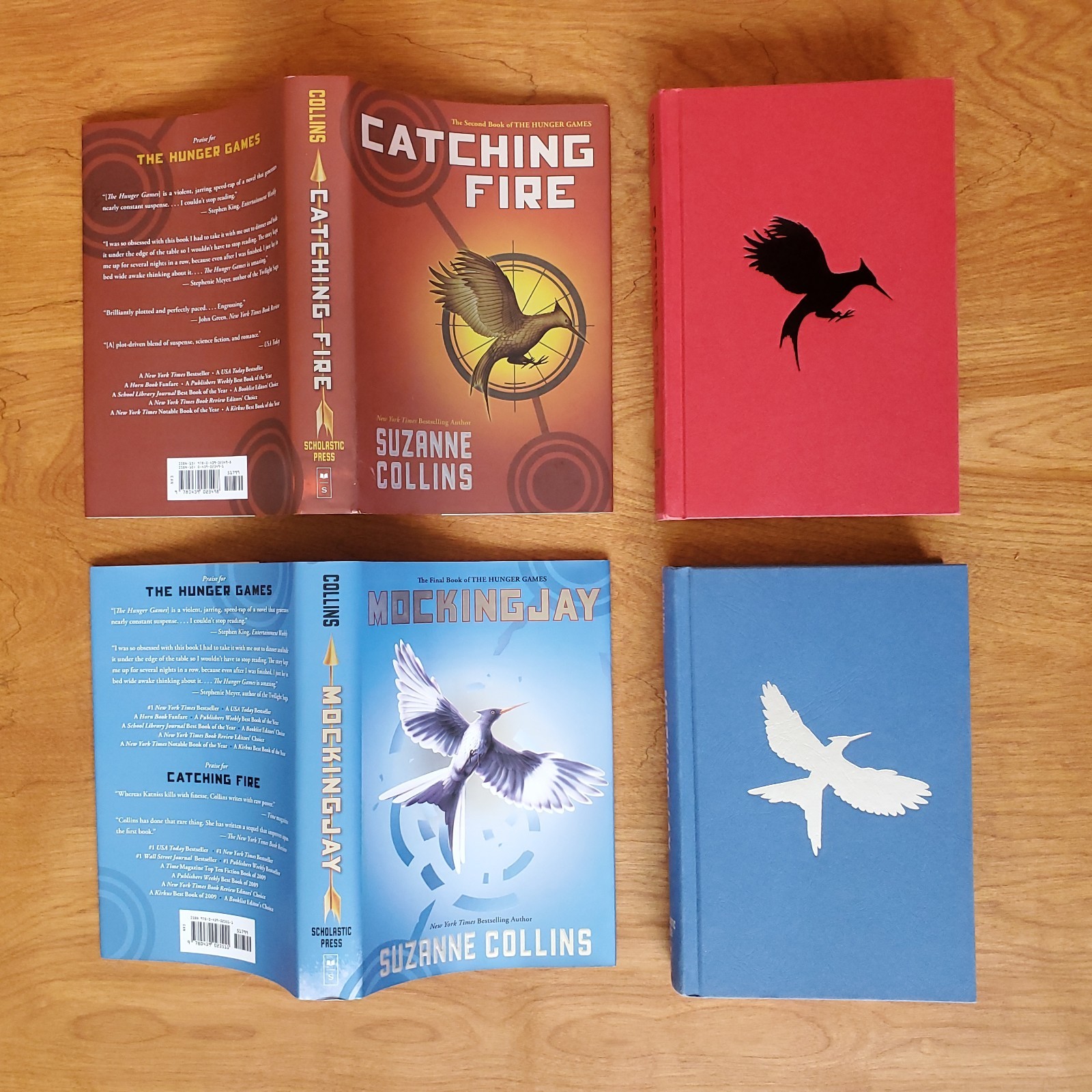 The Hunger Games Trilogy Series Lot of 3 Mixed Set One PB Two HC First Edition