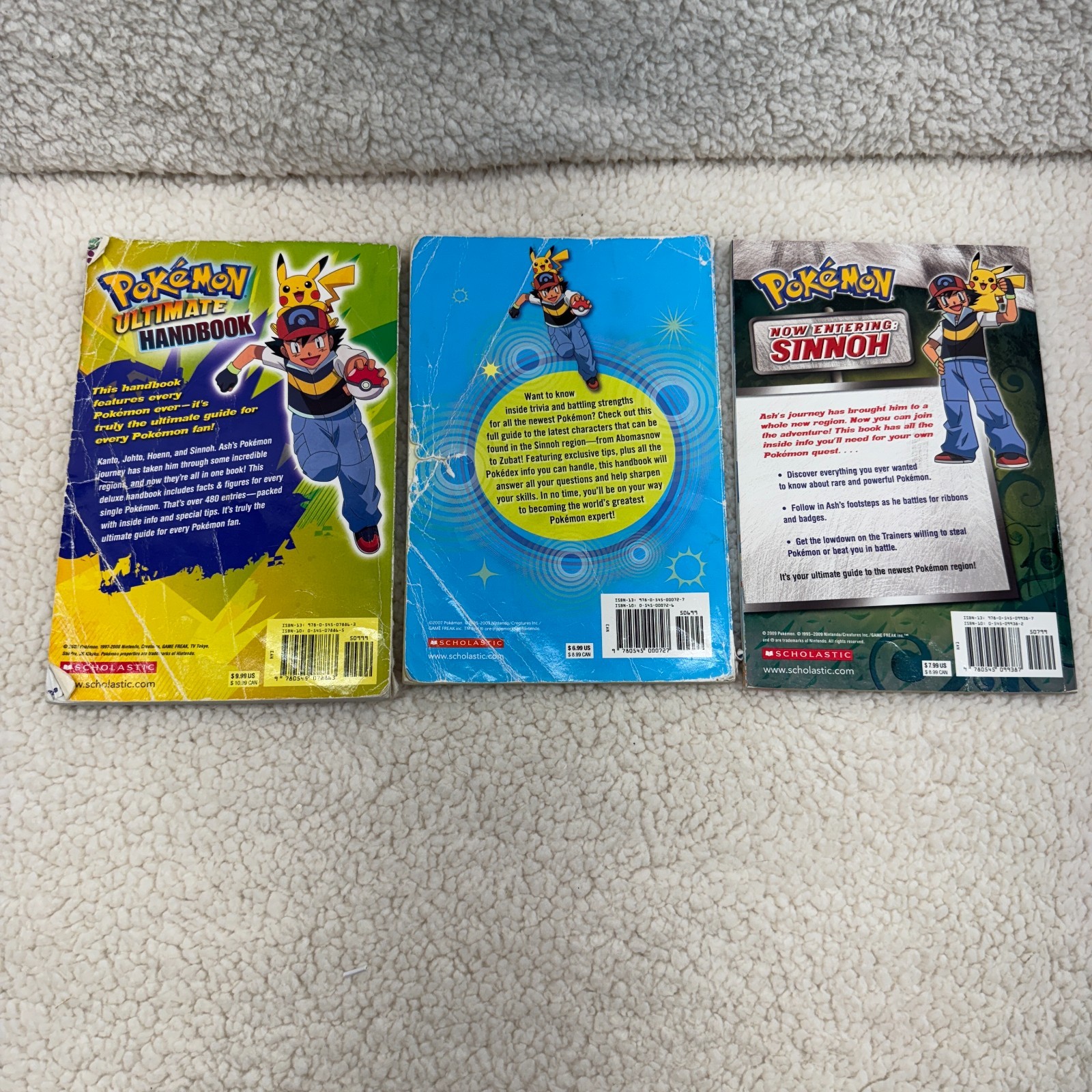 Lot of 8 Pokémon Books + VHS – Drawing, Sinnoh, Black & White Strategy Guide
