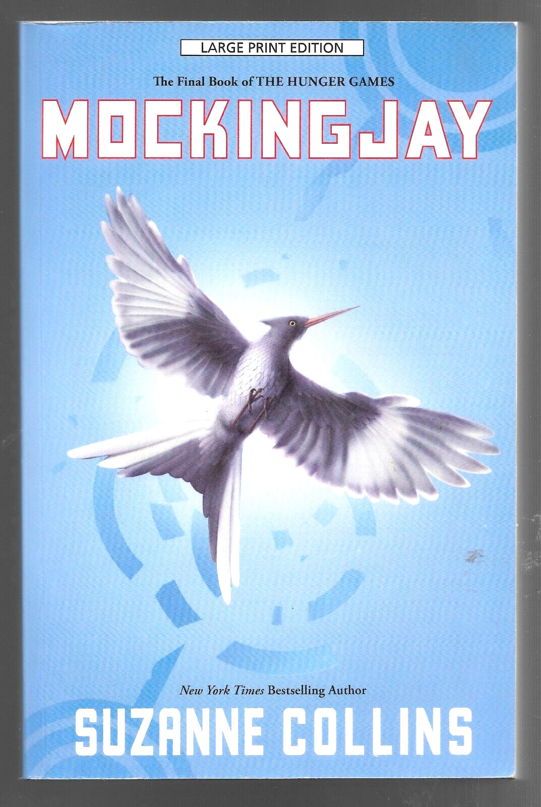 2012 Suzanne Collins Mockingjay Large Print Hunger Games Trade Paperback Book
