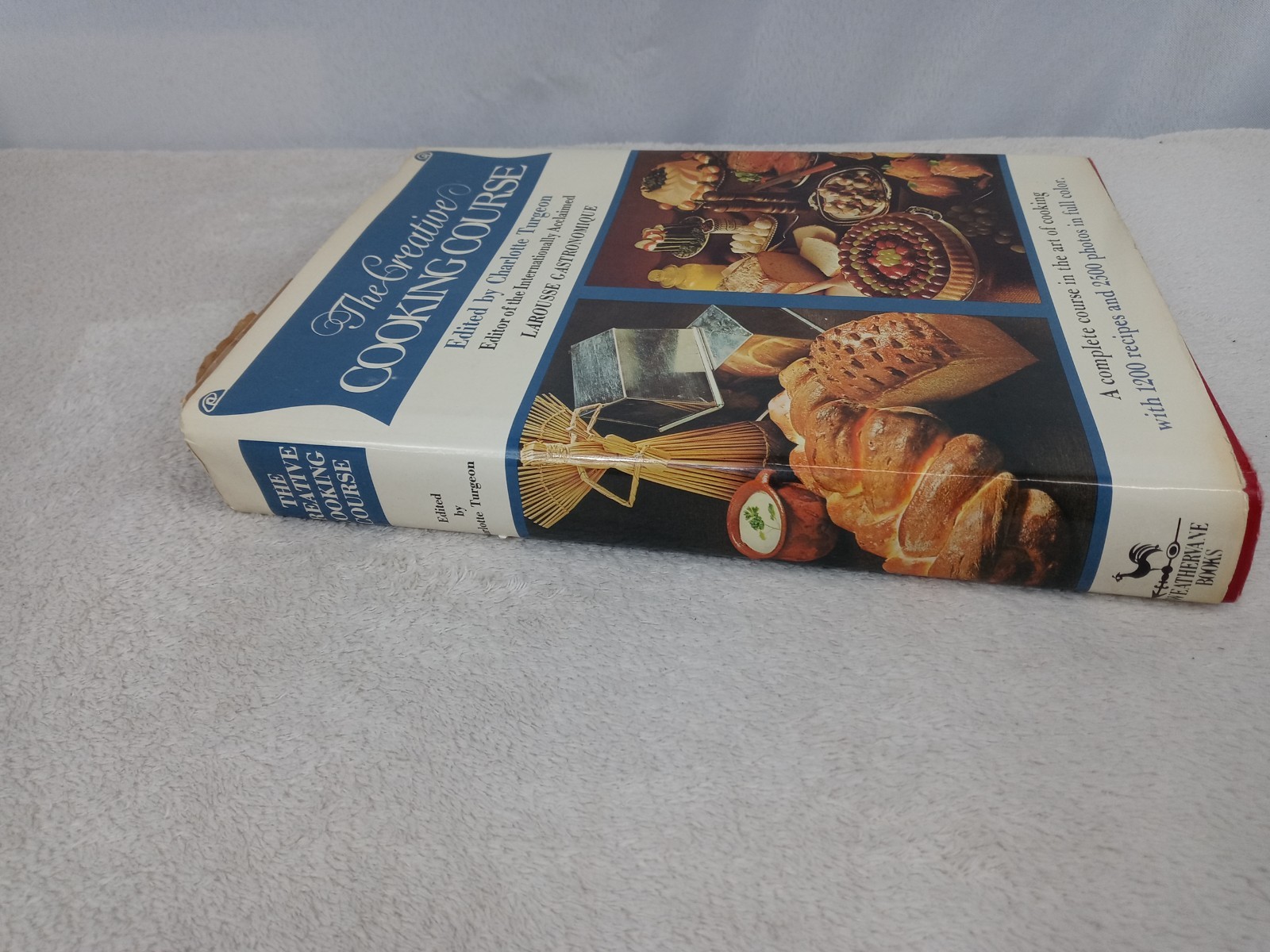 Vintage Creative Cooking Course Charlotte Turgeon Larousse Gastronomique HC DJ