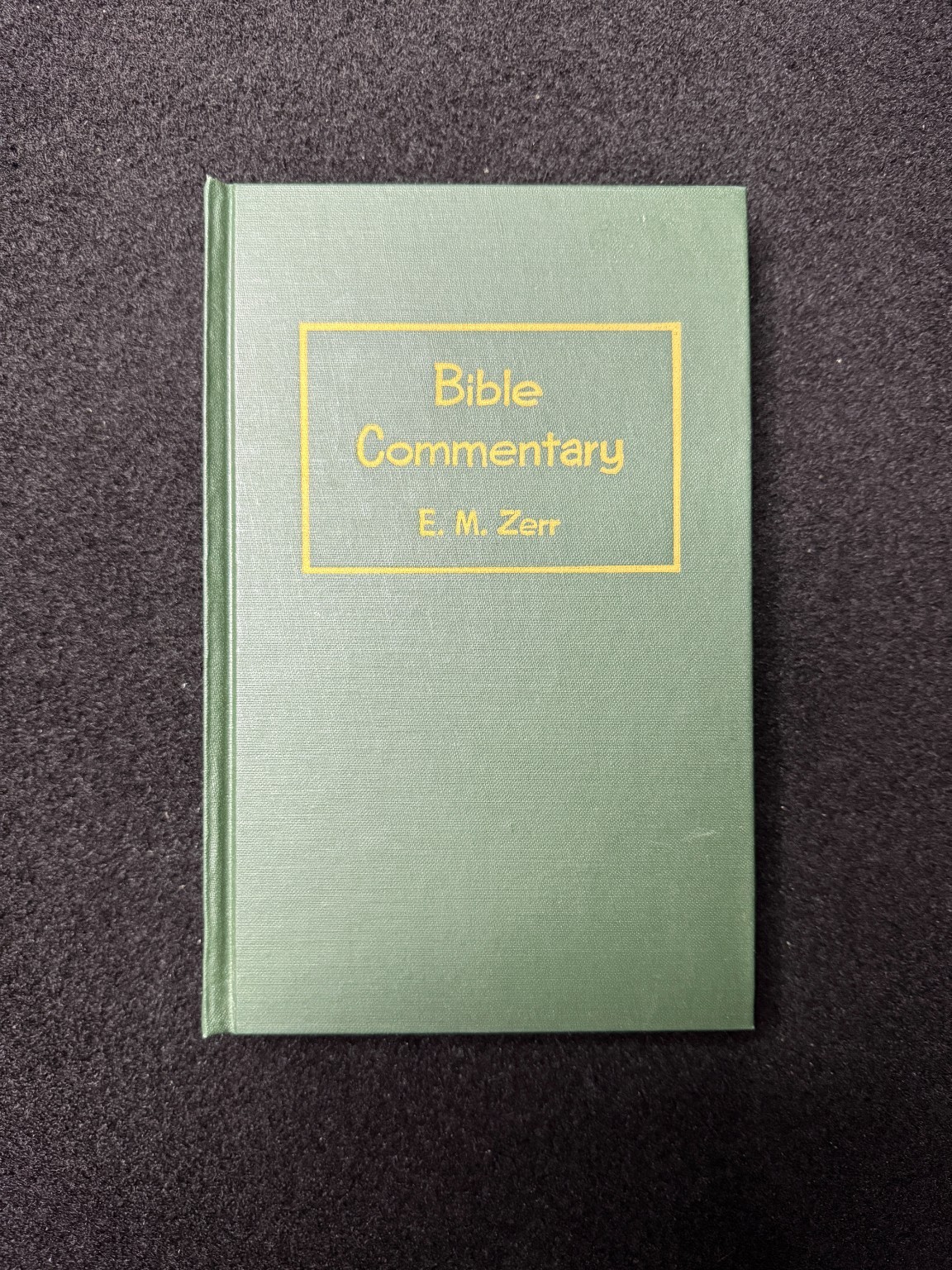 Bible Commentary Vol 4 E.M. Zerr 1955 Old Testament Prophets Hardcover