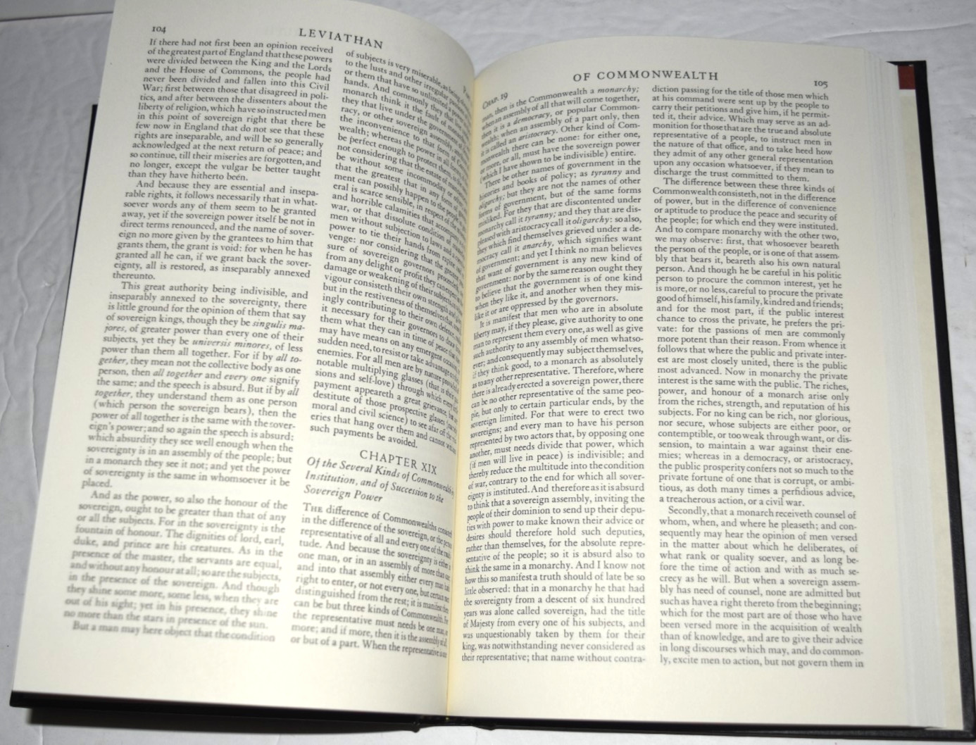 BRITANNICA GREAT BOOKS #23 “Machiavelli n Hobbes,” Book, 283 Pages, New (c) 1993