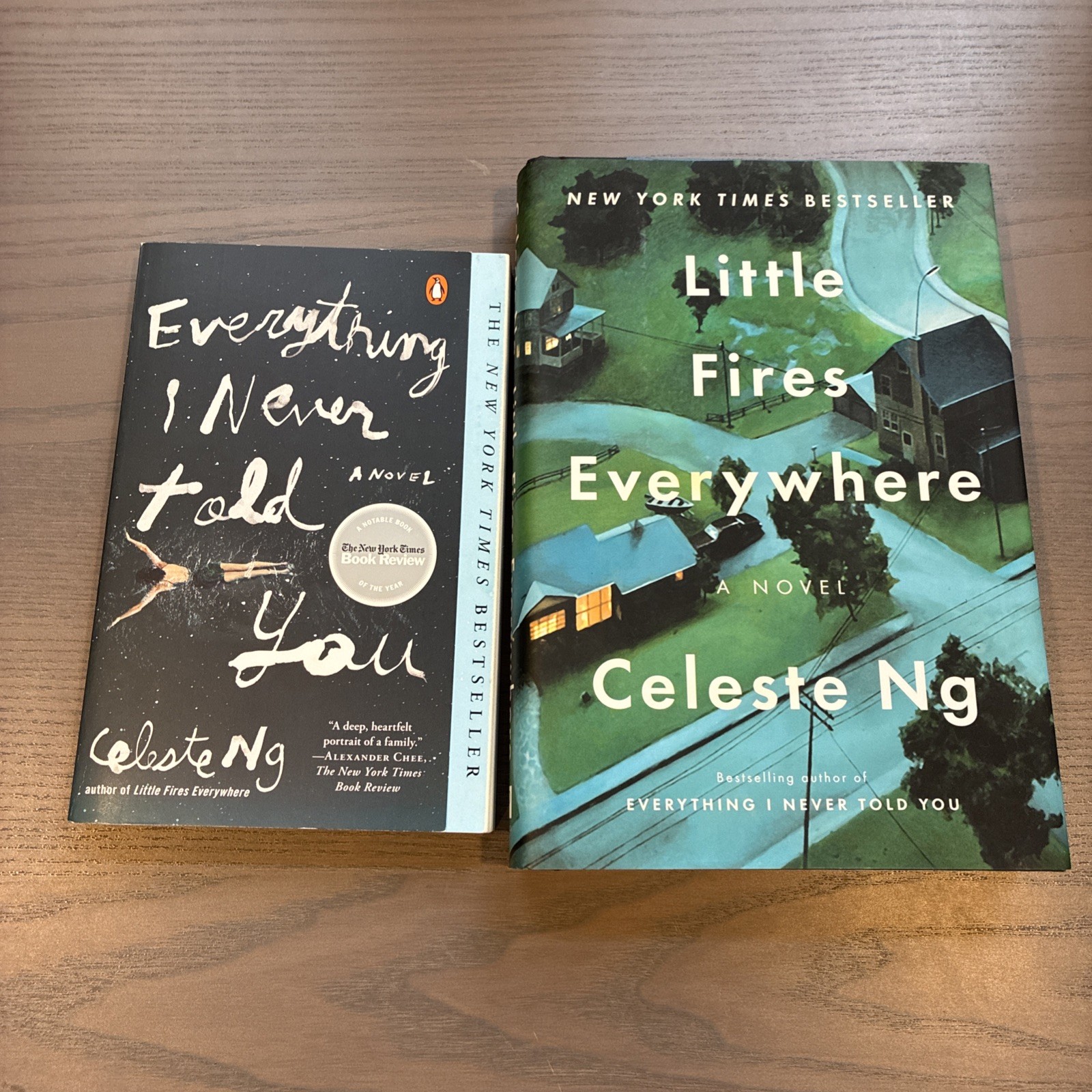 Celeste Ng 2 Book Lot : Everything I Never Told You and Little Fires Everywhere