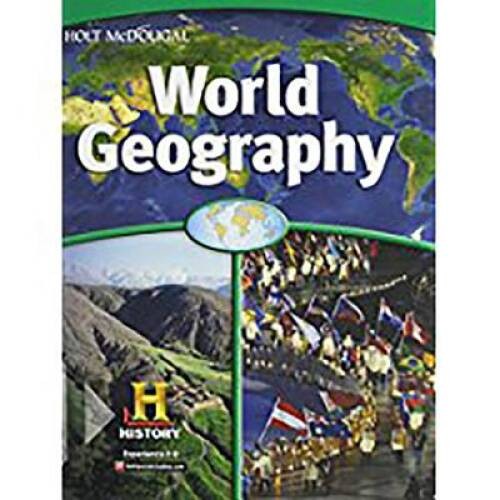 World Geography: Student Edition Survey 2012 – Hardcover By HOLT MCDOUGAL – GOOD