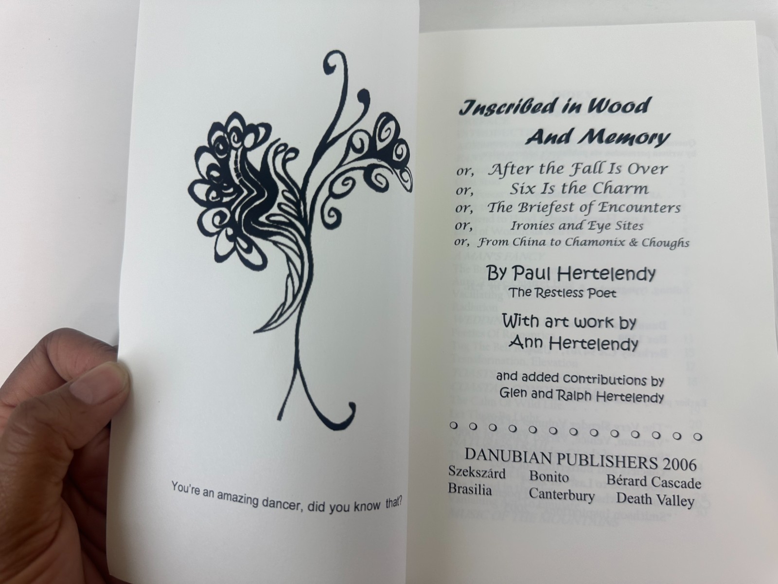 Paul Hertelendy 2 Book Bundle Inscribed in Wood & Memory and Vietnam, Venice, Va