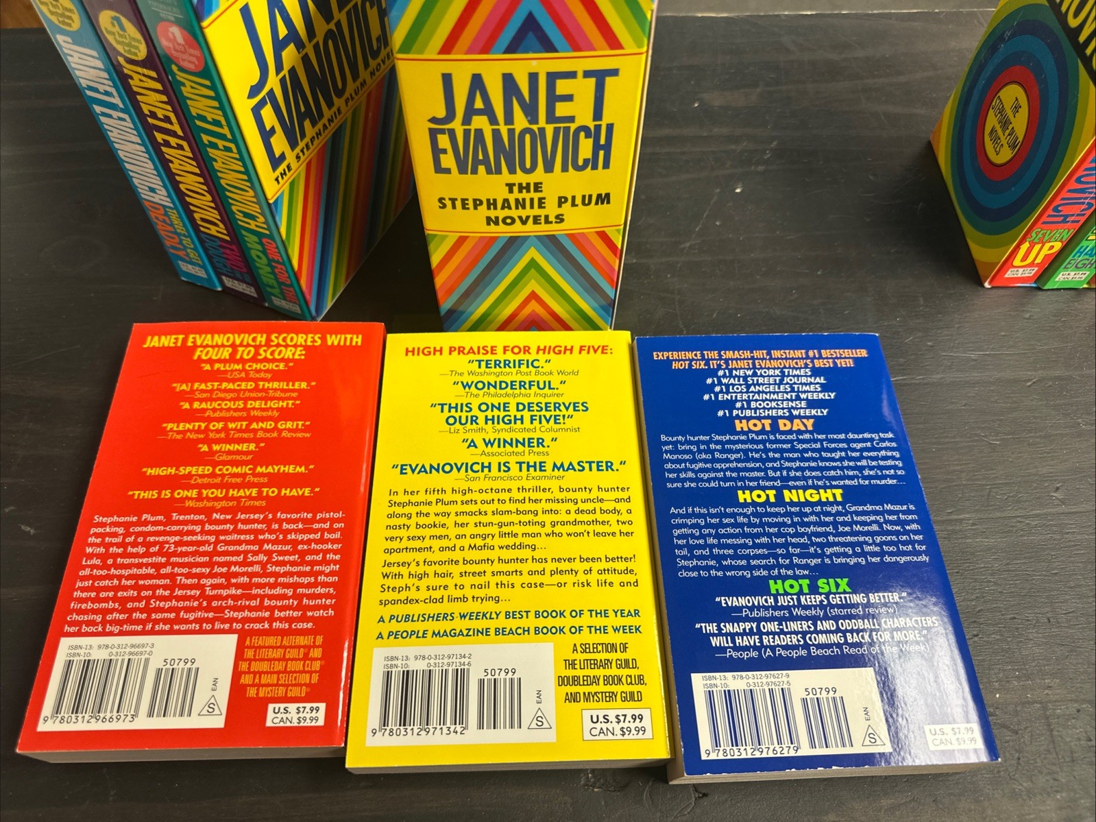 STEPHANIE PLUM SERIES 3 Boxed Sets 1-3, 4-6, 7-9 PB Books Janet Evanovich