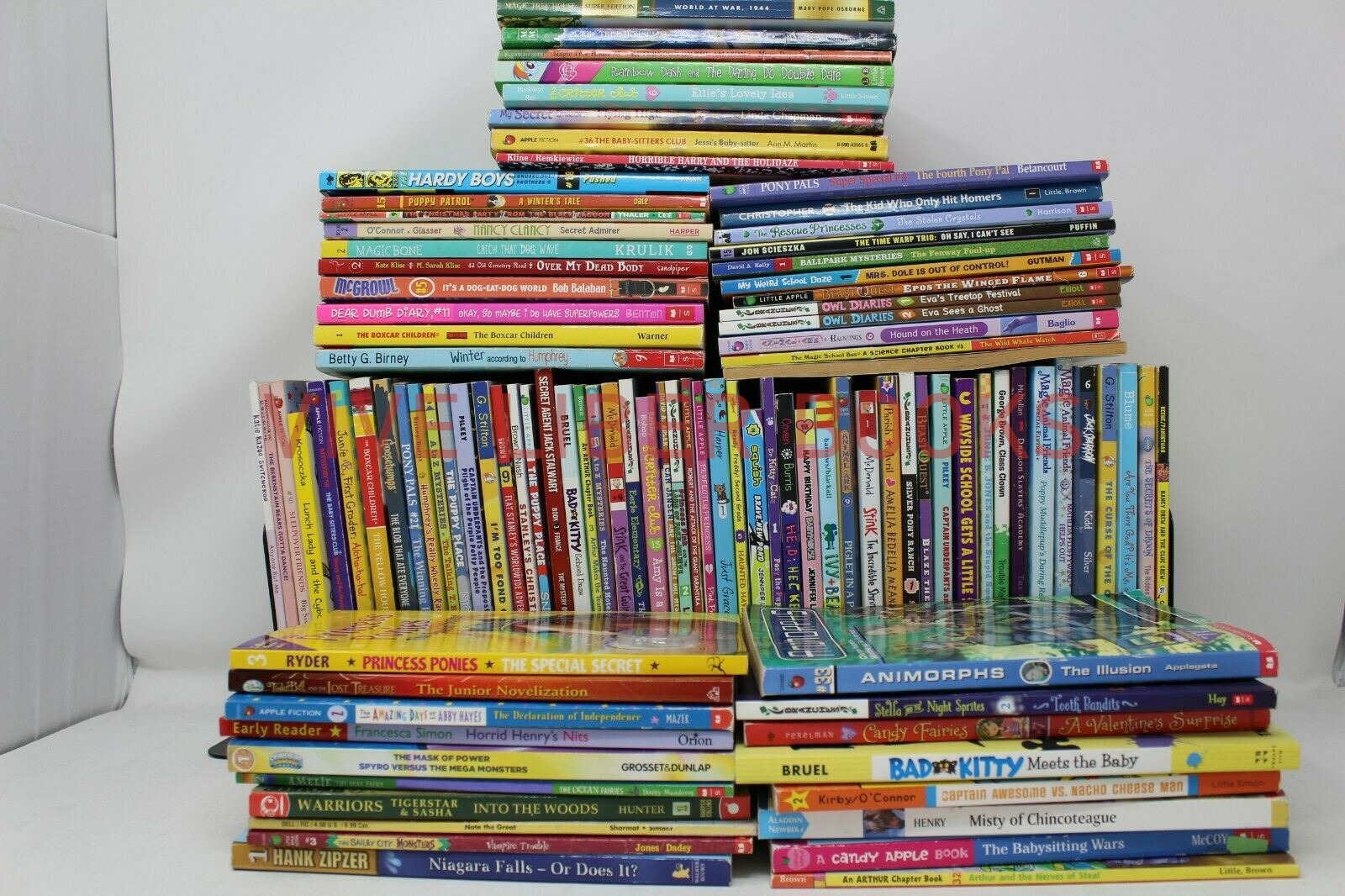 Bulk/Huge Lot of 300 of Children’s Kids Chapter Books – Random – Free Shipping!