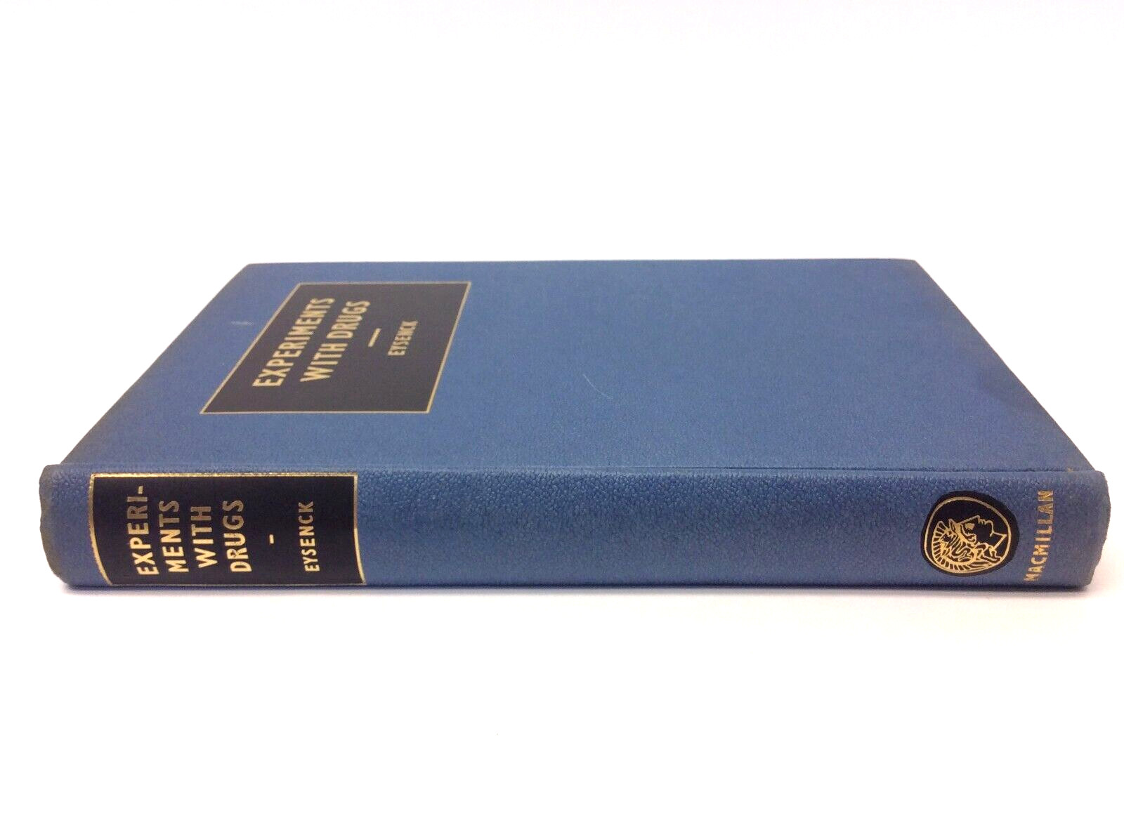 Experiments with Drugs H.J. Eysenck Pergamon Press Book Macmillan Company Book
