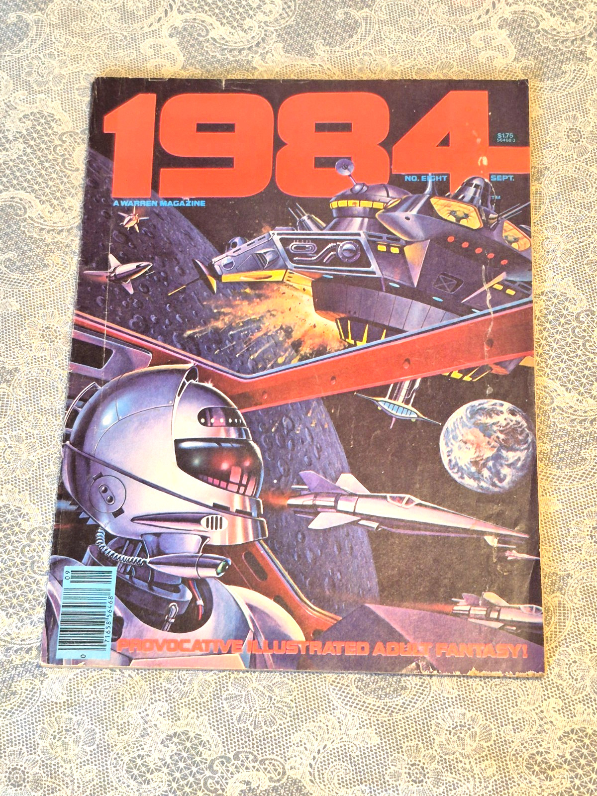 1984: Provacative Illustrated Adult Fantasy. No. 8 Comic. A Warren Magazine 1979