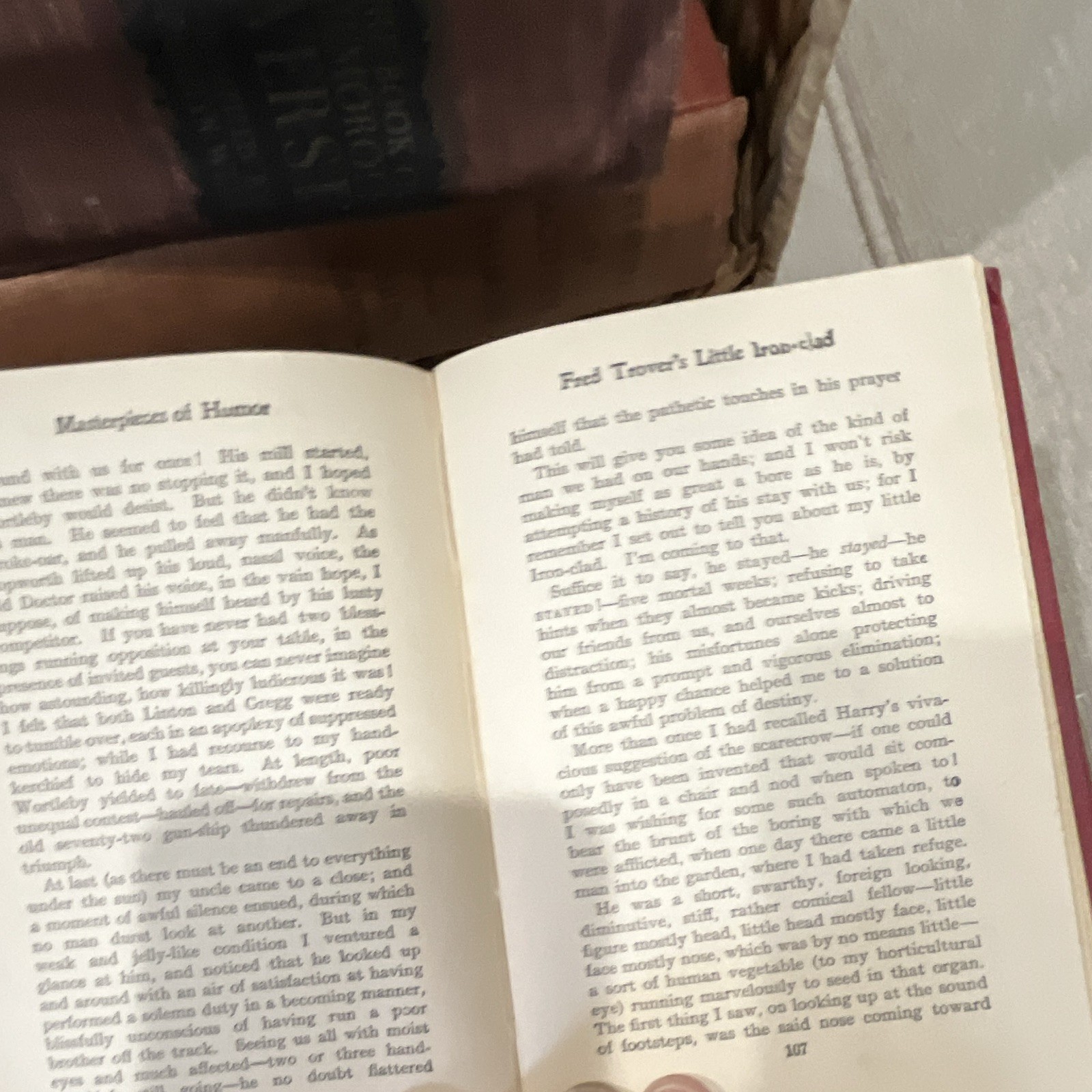 Set of 6 Vintage Books Reds includes Book of Humorous Verse English Poetry Humor