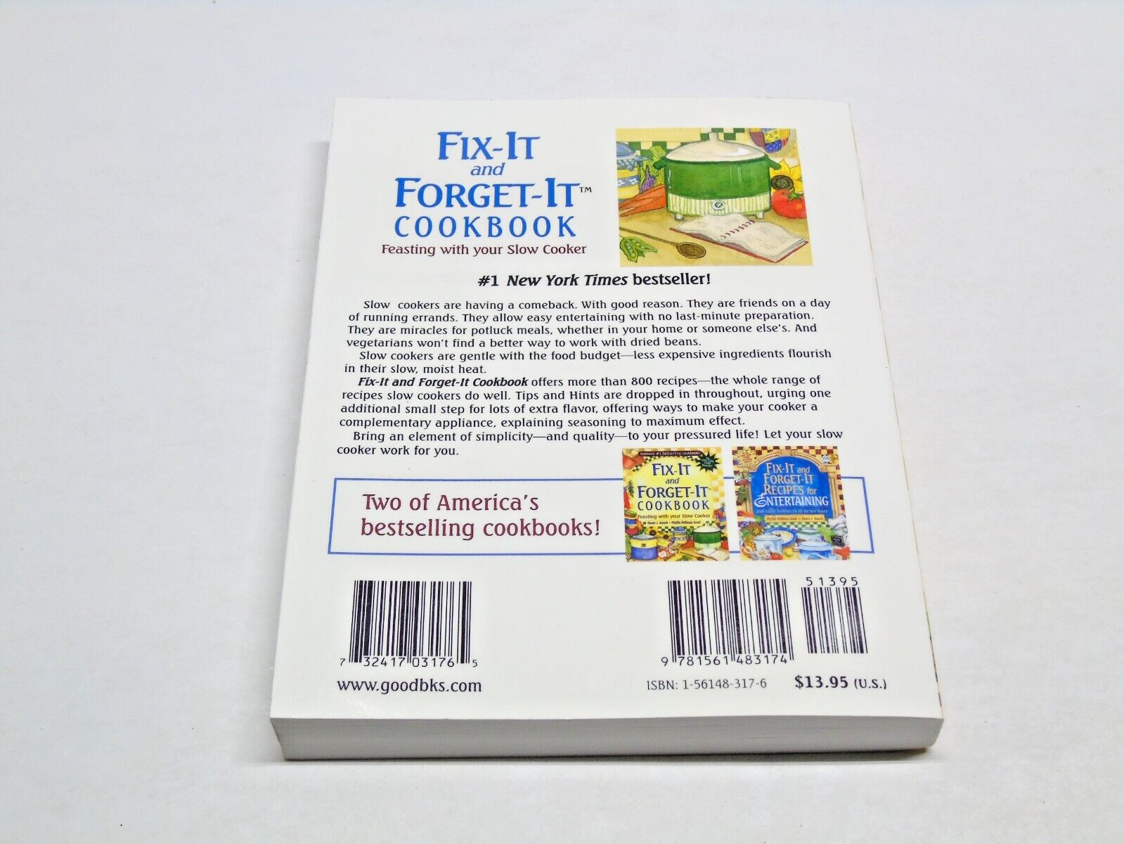 Fix It and Forget It Spiral Cookbook Slow Cooker Recipes 283 Pages BRAND NEW