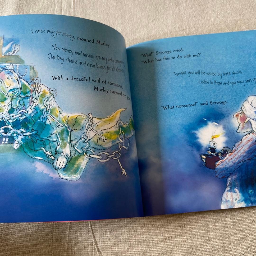 A Christmas Carol Picture Book Alan Marks 2015 Usborne 9.9in Illustrated