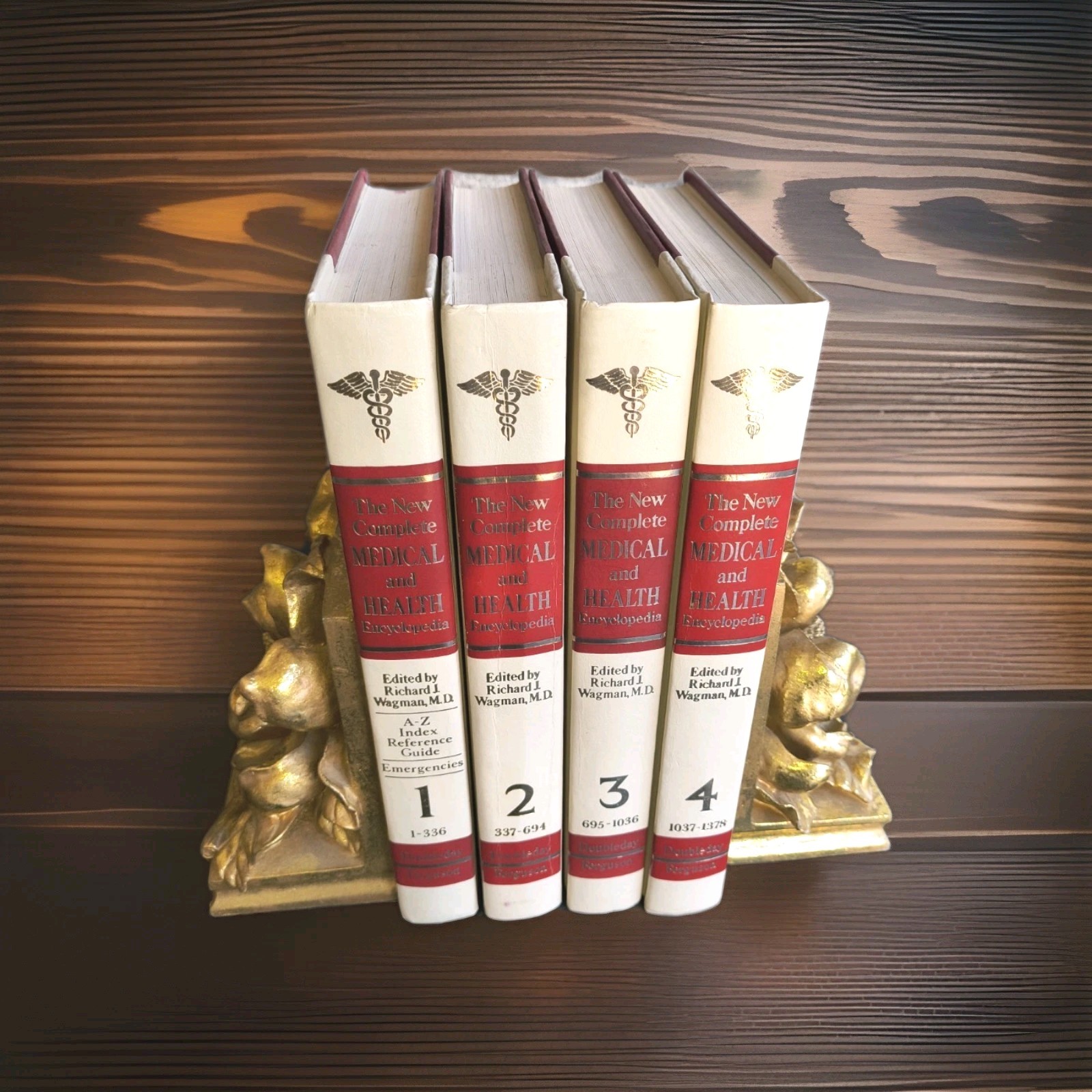 Vintage 4 Volume Complete Medical & Health Encyclopedia Set – Gift for Doctors