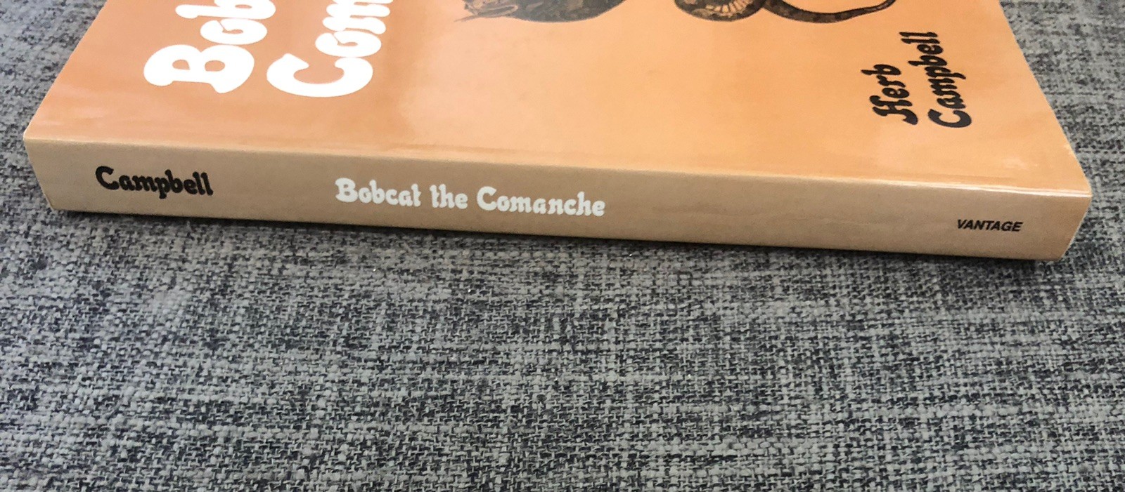 Bobcat The Comanche By Herb Campbell-Signed