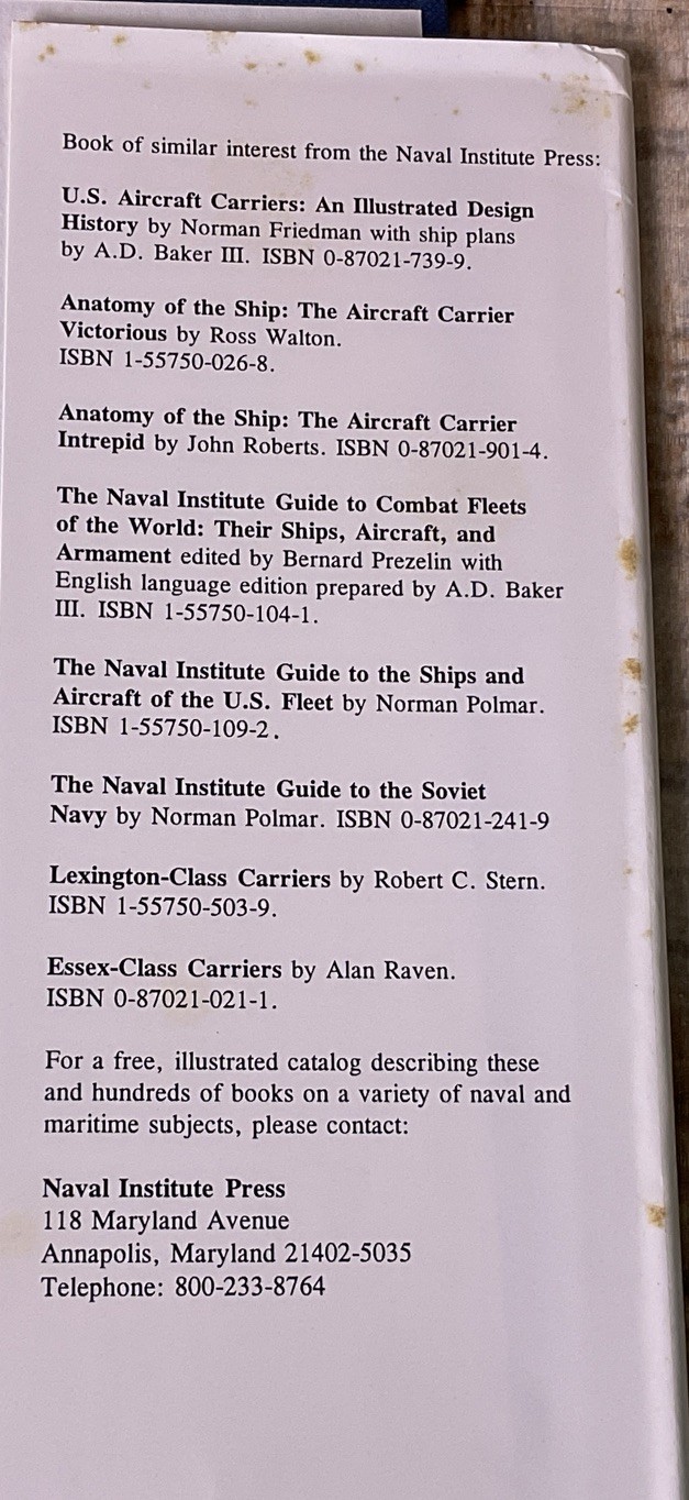 Aircraft Carriers of the World : 1914 to the Present by Roger Chesneau (1984,…
