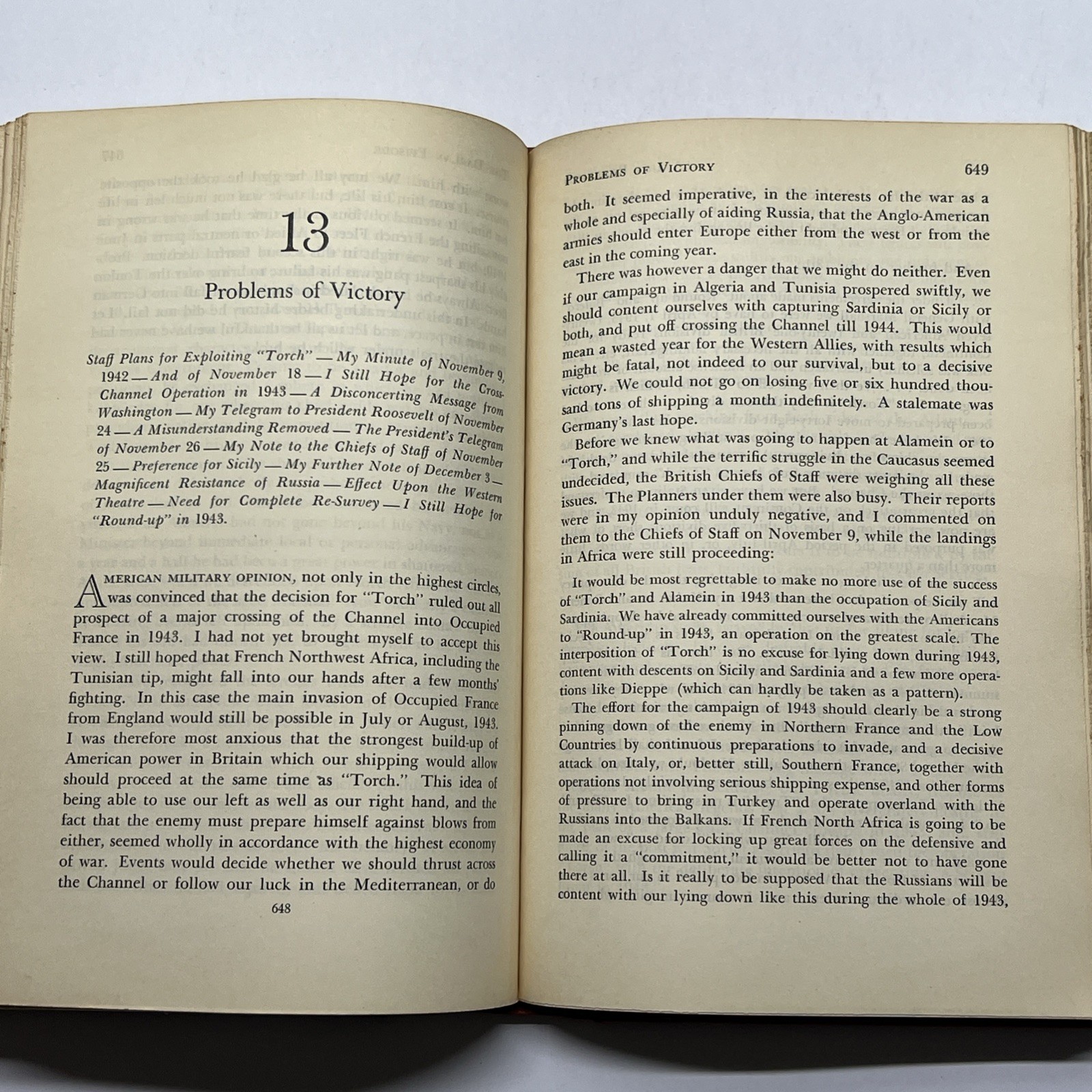 The Hinge of Fate by Winston Churchill (1950, HC, Houghton Mifflin)