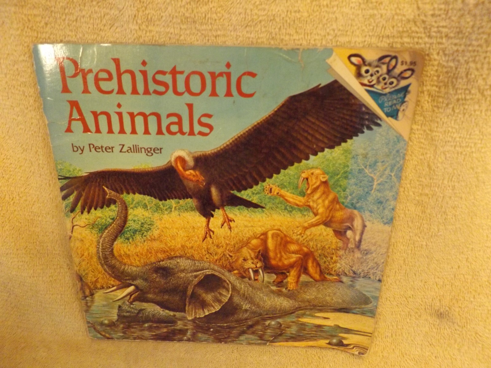 PREHISTORIC ANIMALS by Peter Zallinger 1978 Random House softcover