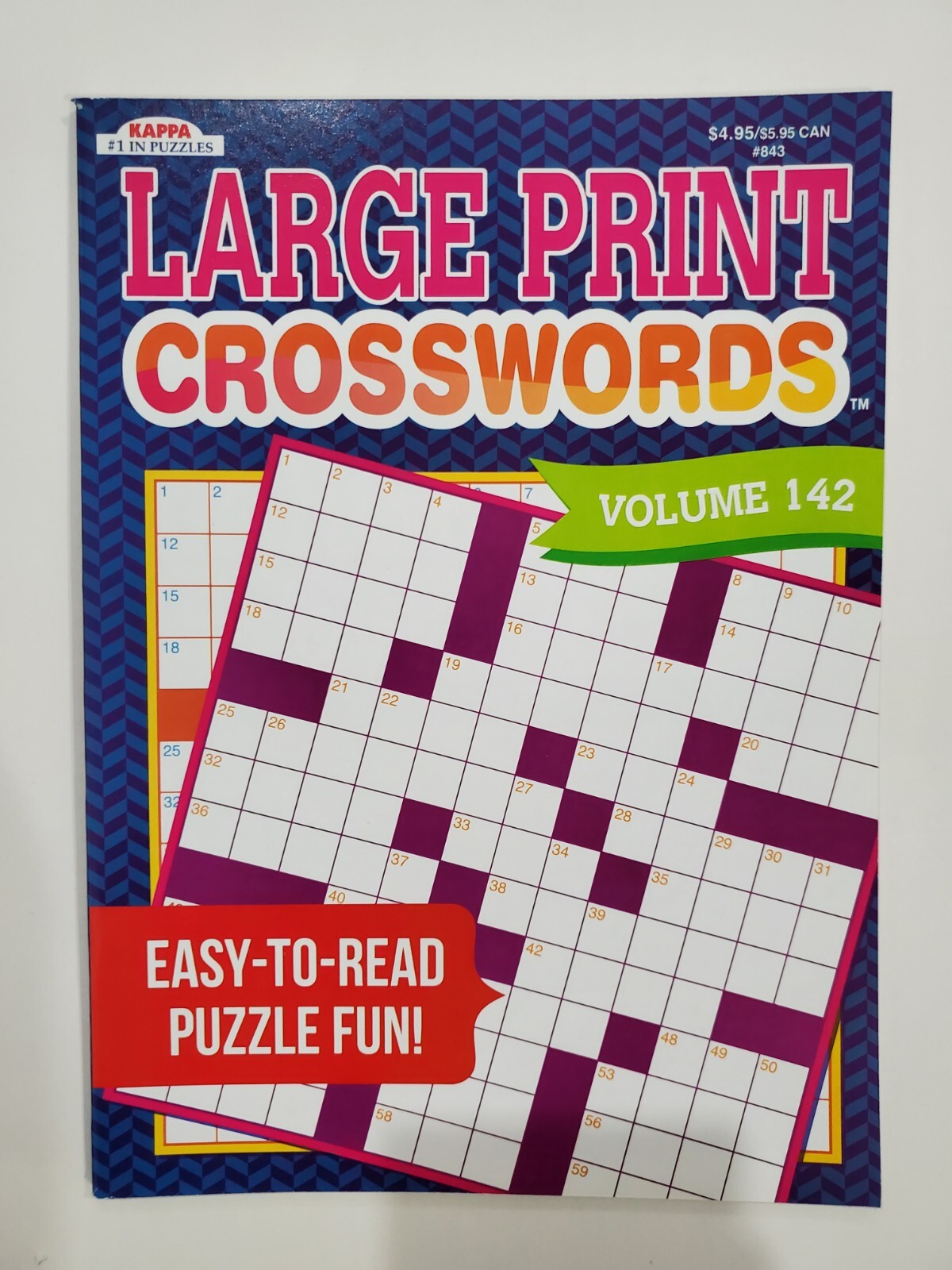 Large Print Crosswords Puzzle Books Kappa Games,Search,Hunt~ Pick up to 20 Vols