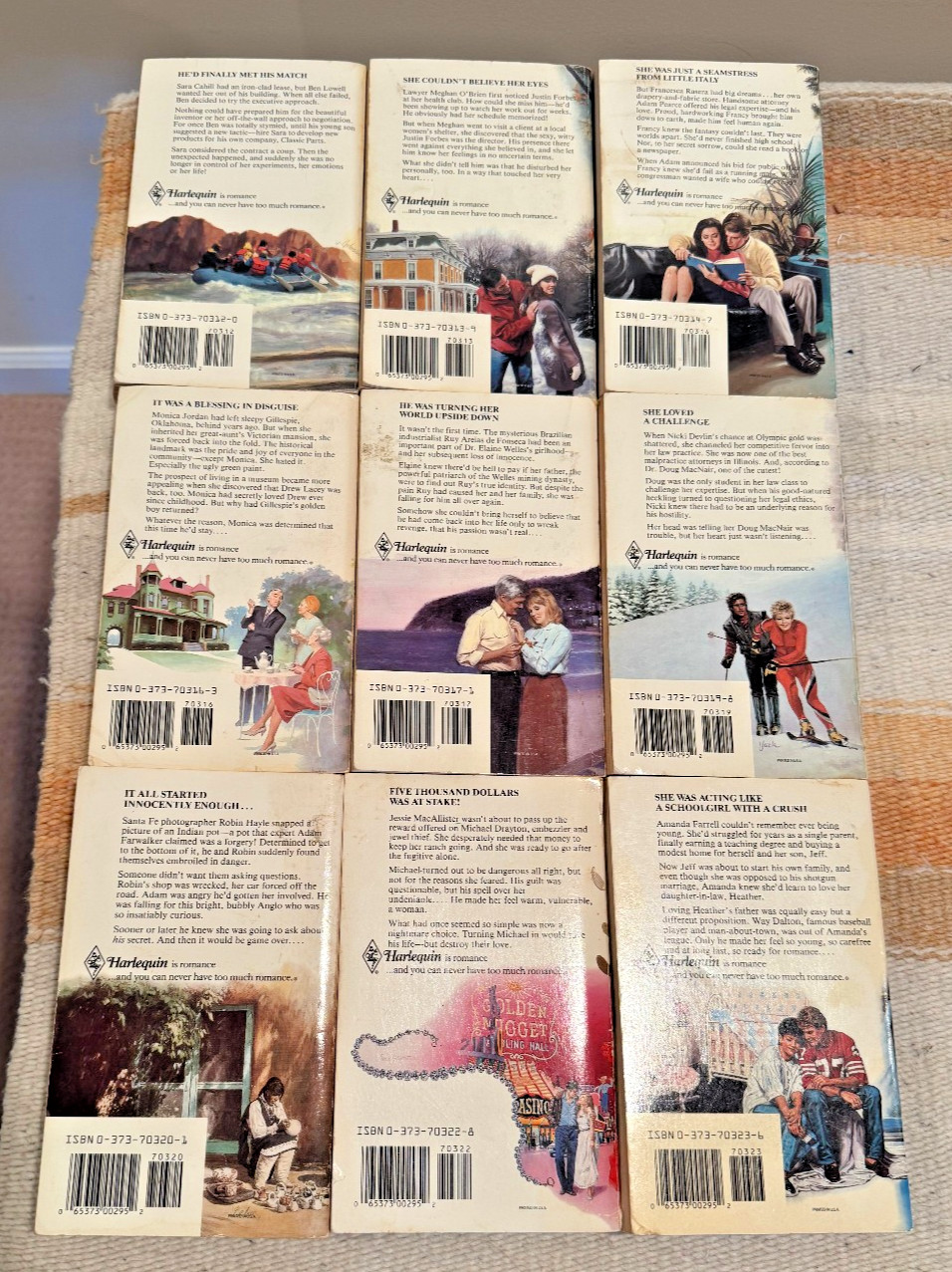 Bookseller Bargain Lot #103 HQN 80s Vintage Super Romance Lot of 63 PBs 300-388