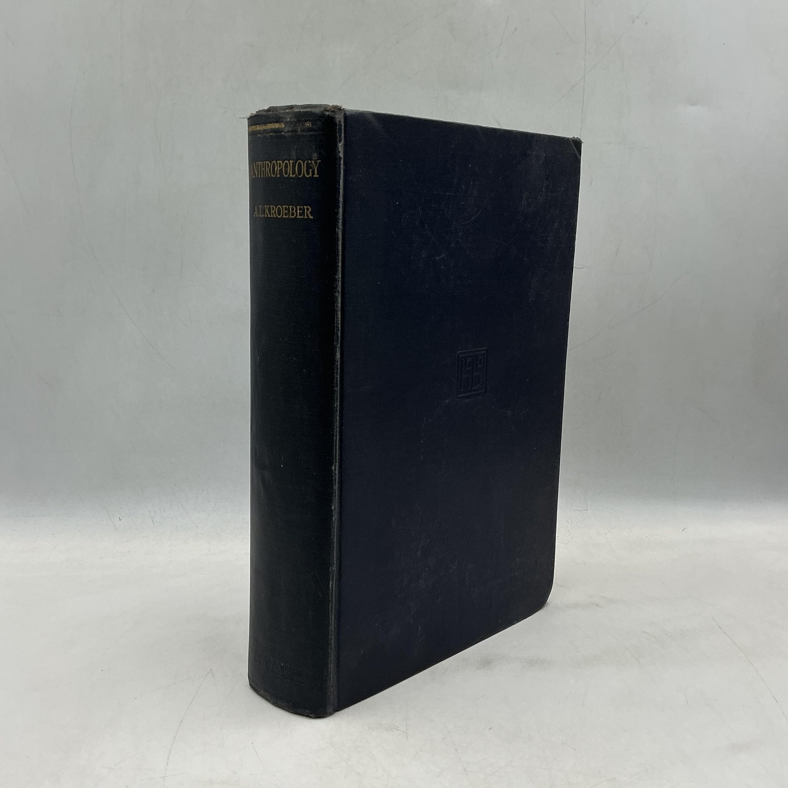 Vintage Anthropology A L Kroeber Harcourt Black HC 1923 USA Illustrated History