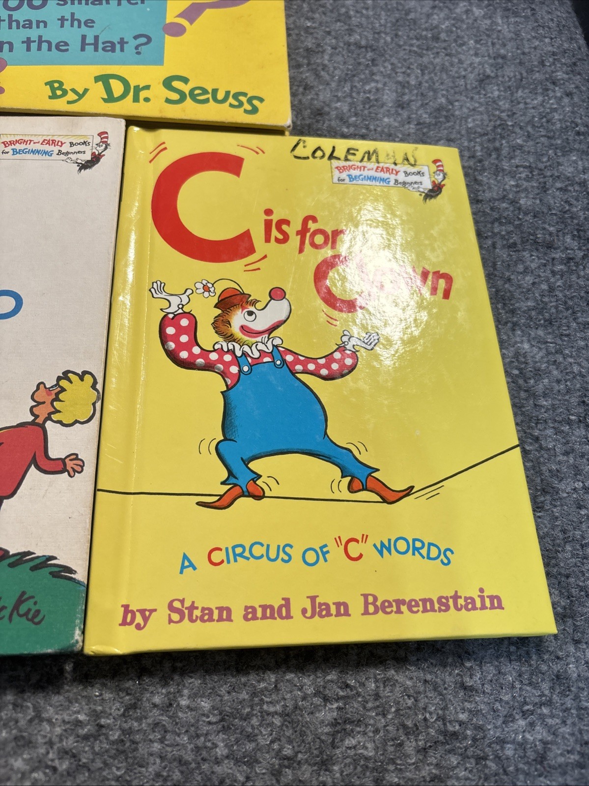 Lot of 16 Vintage Dr Suess Books I Can Read All By Myself Bright Early Beginning
