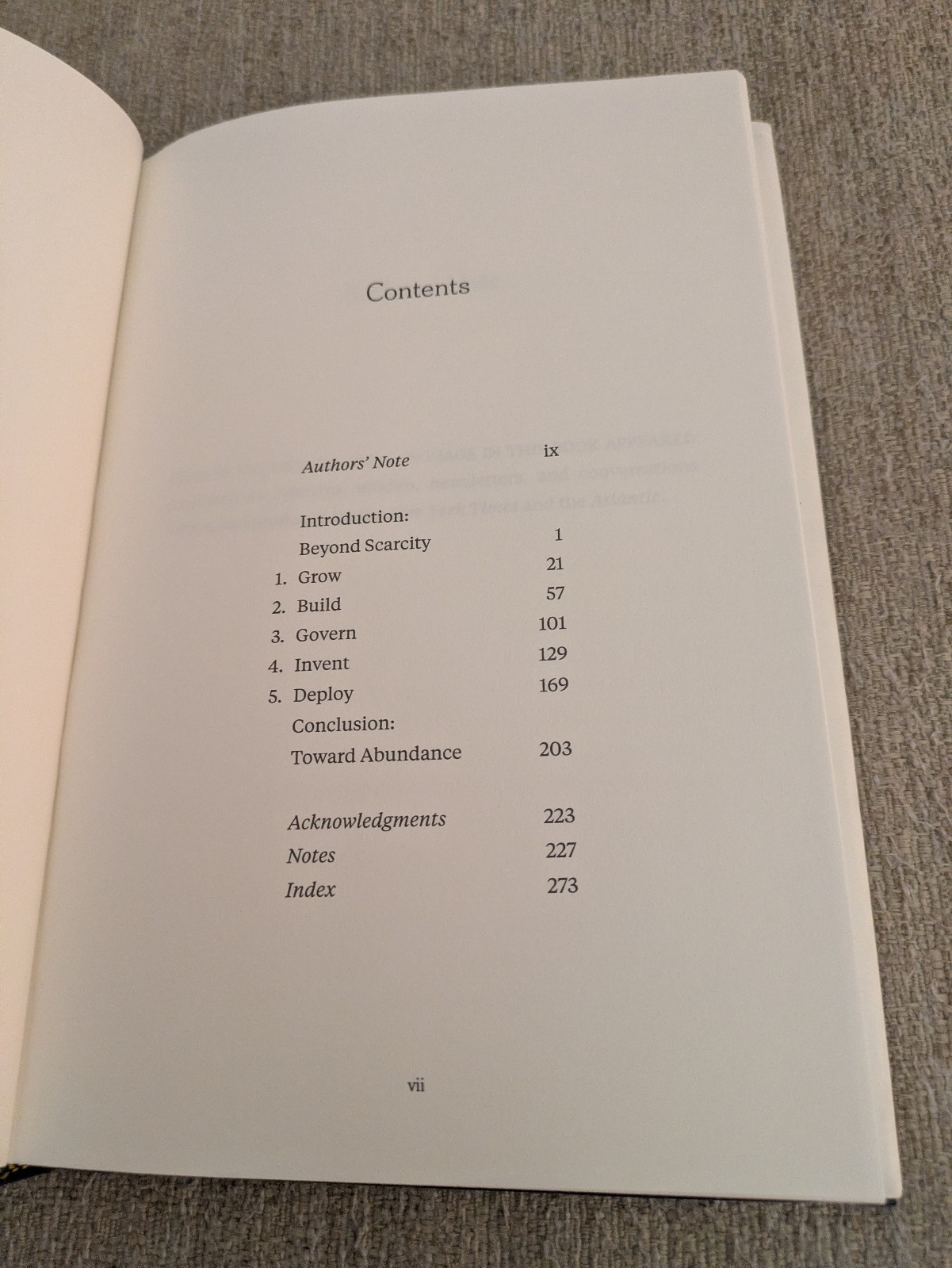 Abundance | Ezra Klein & Derek Thompson | 2025 Hardcover | LIBERALISM!