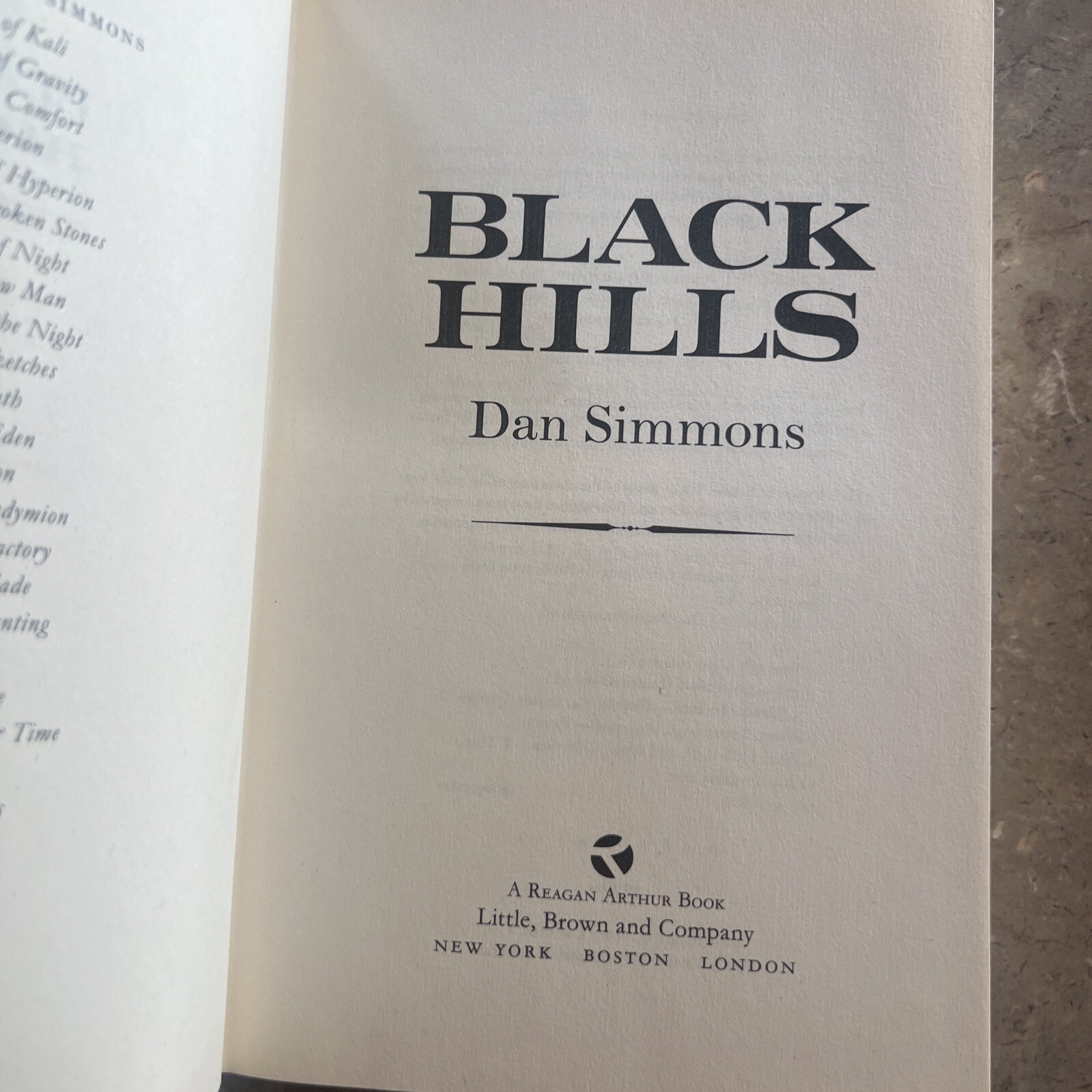 Black Hills: A Novel by Dan Simmons Hardcover