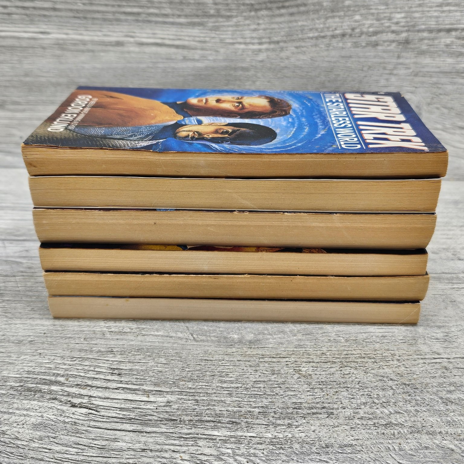 Star Trek Lot 6 Books Sci-Fi Vintage Paperback Bantam Marshak Goldin Eklund Sky