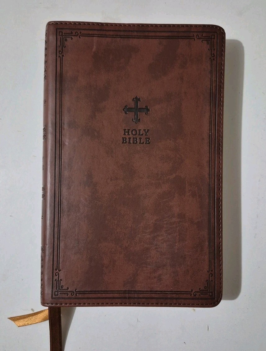 NRSV Catholic Bible, Leathersoft, Brown, Catholic Bible Press