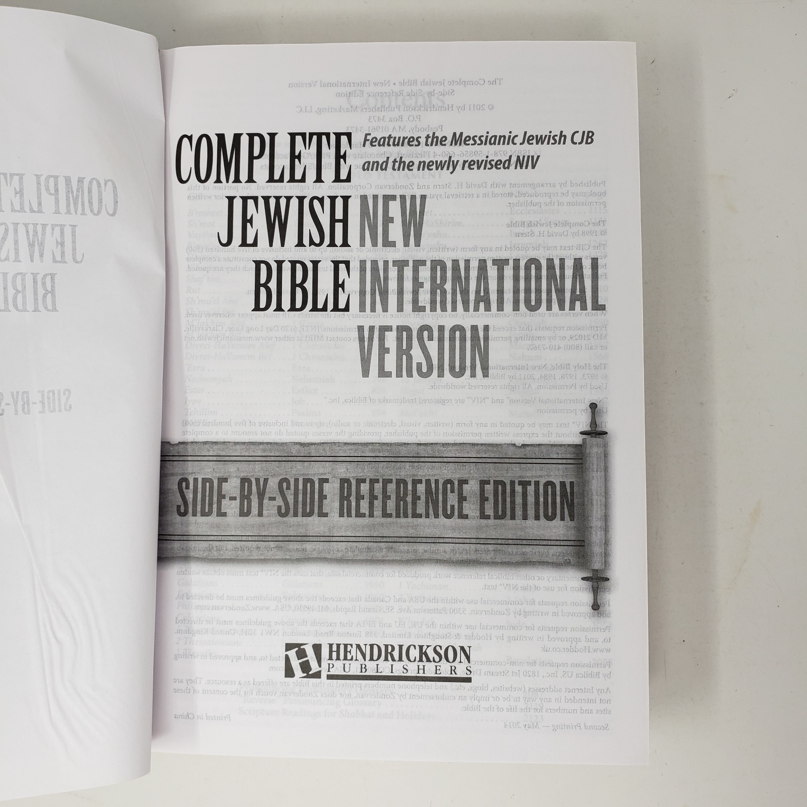 Complete Jewish Bible-PR-Cjb/NIV by Hendrickson Publishers (2011, Hardcover)
