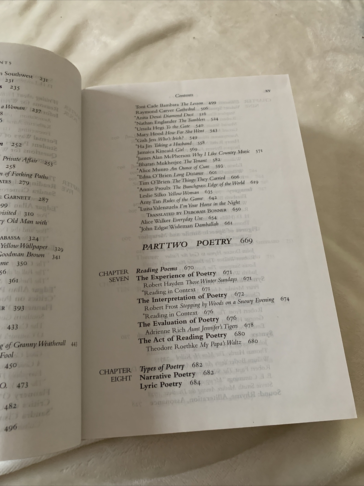 Literature Reading Fiction, Poetry and Drama 5th edition Roberty Diyanni