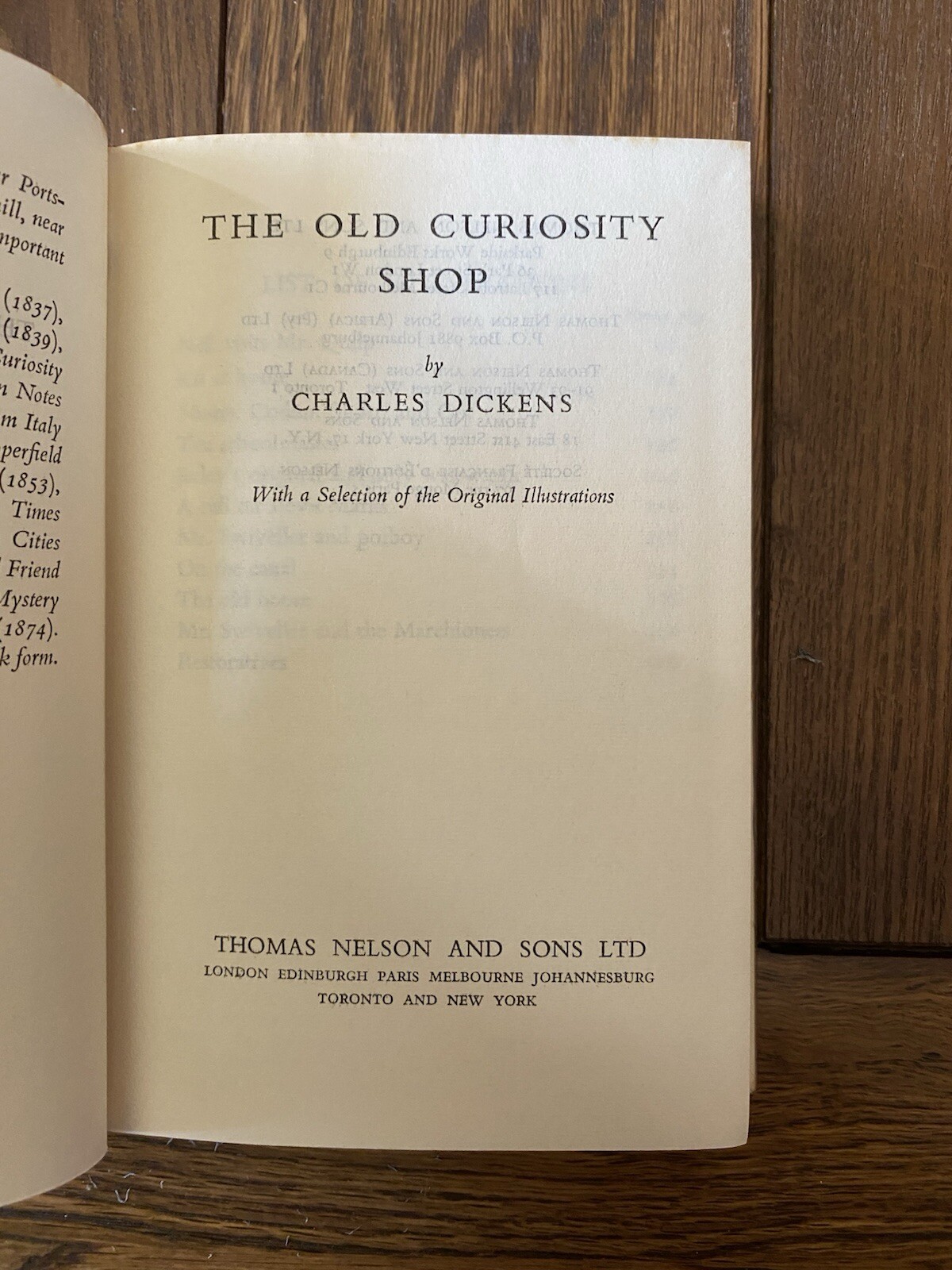 Charles Dickens c1933 Six Volumes Thomas Nelson and Sons