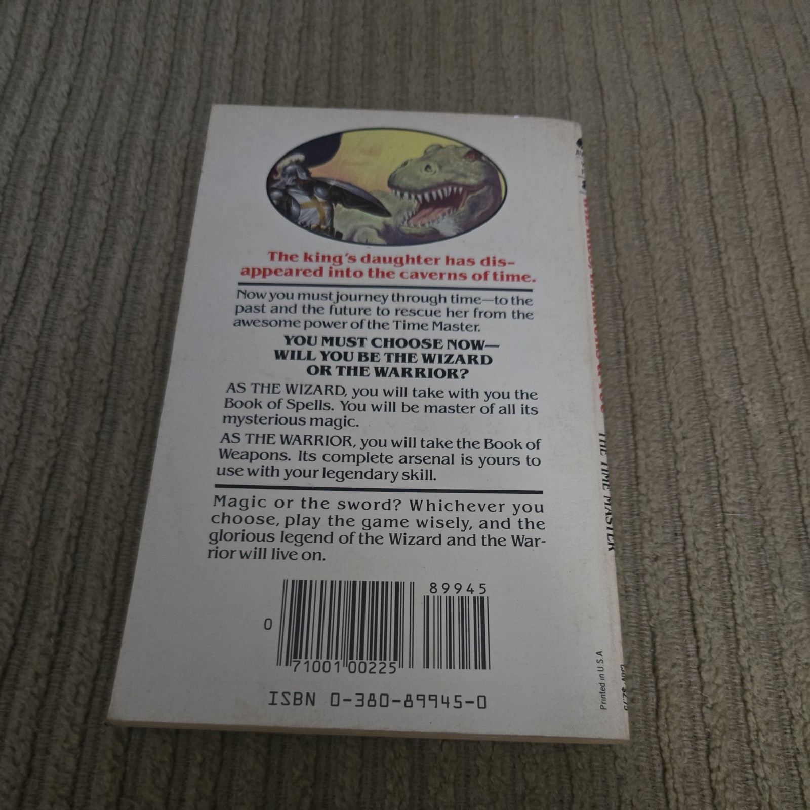 Wizards Warriors & You Book #8 Conquest of the Time Master (+20 adventures)