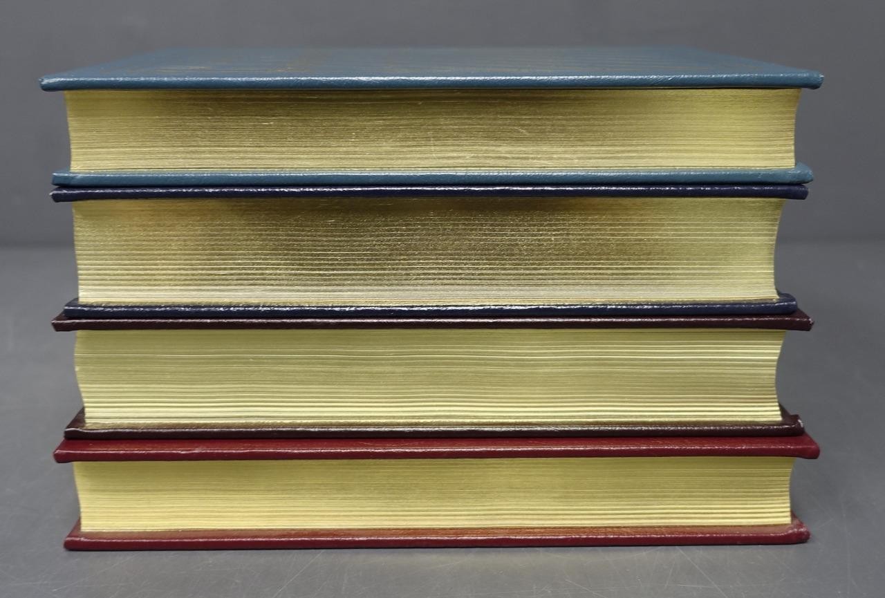 The Easton Press Lot of 4 Collector’s Edition Hardcover Leather Books 1991