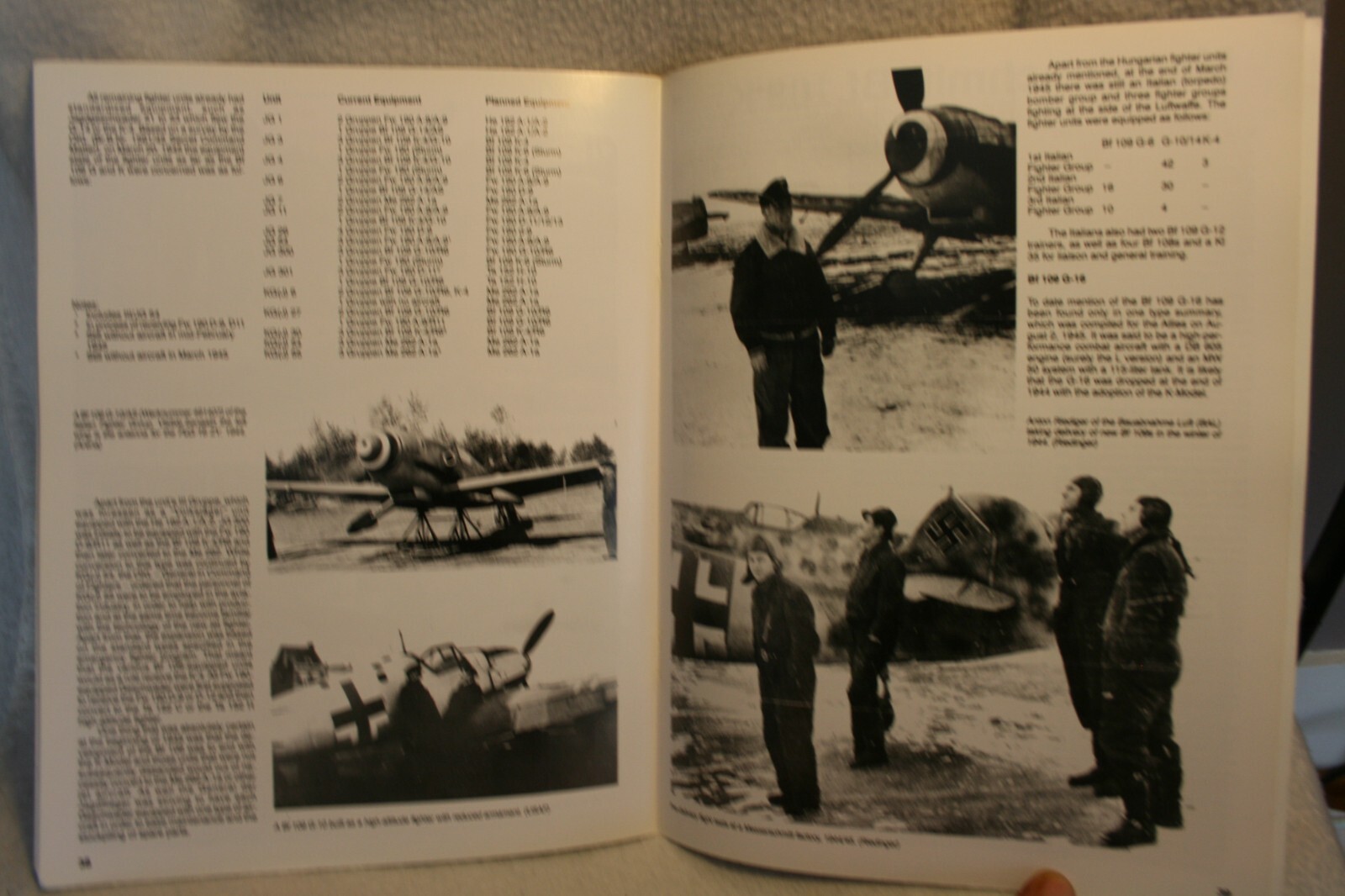MesserschmittBF 109 G /K Griehl Luftwaffe Schiffer Military book VG Condition