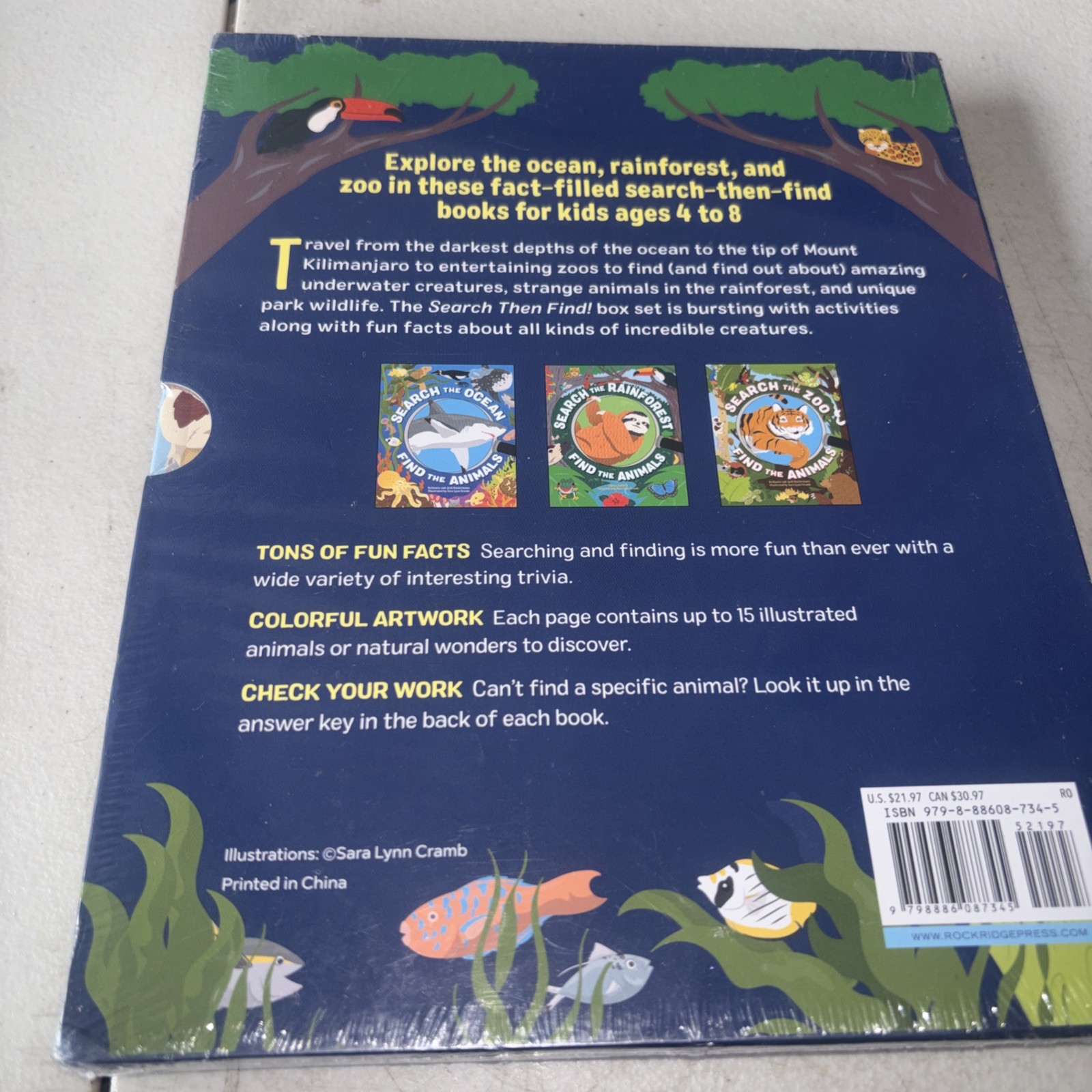 Search Then Find! Box Set: Hidden Pictures for Kids Ages 4-8 by Rockridge Press