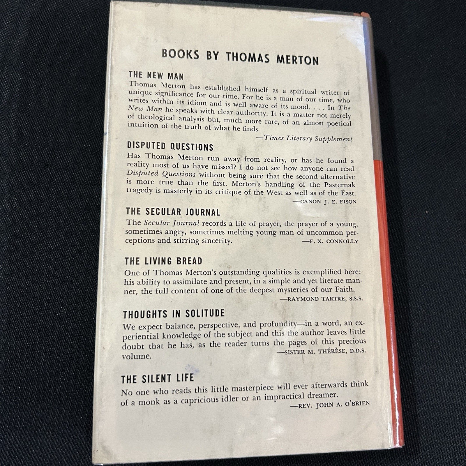Thomas Merton Vintage Hardcover Book Lot – Some First Editions – All Hardcover