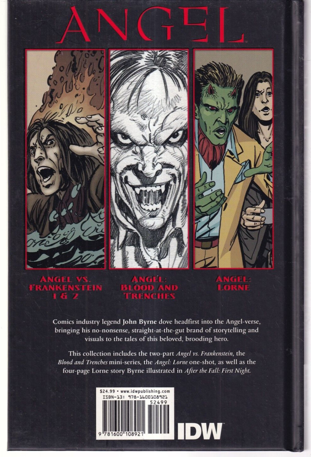 ANGEL: THE JOHN BYRNE COLLECTION (2011 Hardcover){B8}