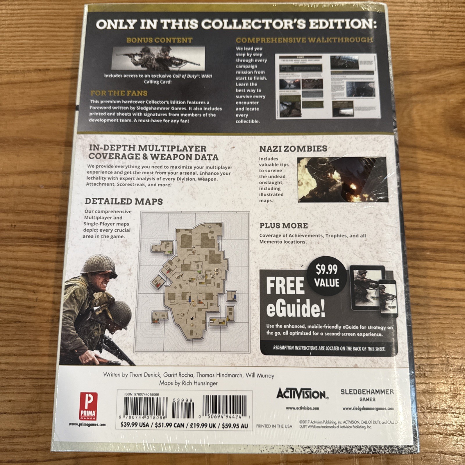 Call of Duty: WWII: Prima Collector’s Edition Guide Sealed Brand New
