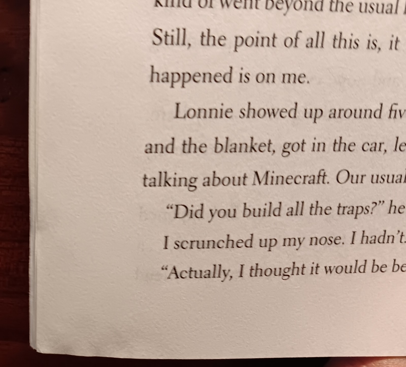 Lot of 2 Minecraft Novels: The Crash and Minecraft Legends Return of the Piglins