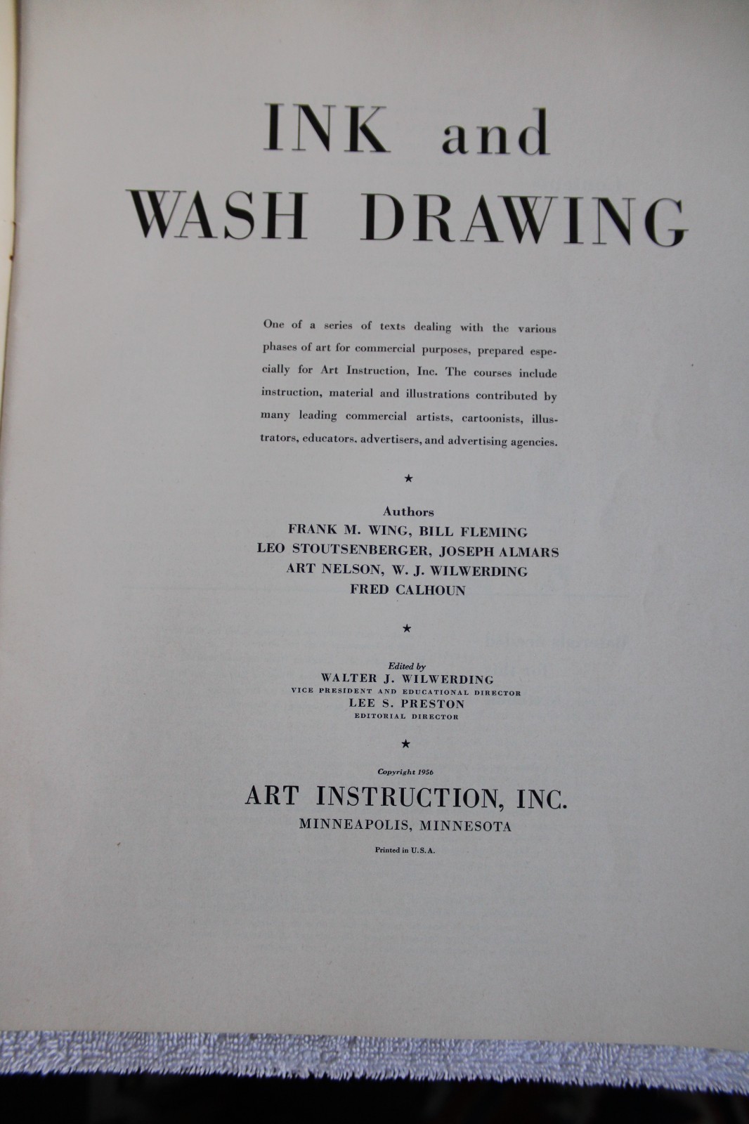 1950s Vintage Art Instruction Inc. Course Books Lot & The Technique of Hy Rubin