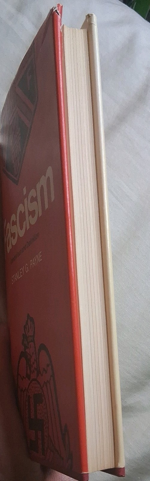 Fascism: Comparison & Definition 1980 Stanley G. Payne HC/DJ 1st Print Wisconsin