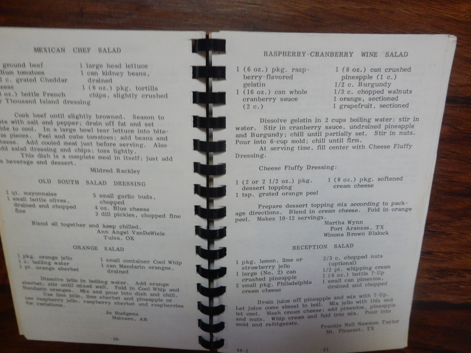Cherished Recipes Cookbook Blalock Family Cookbook Rabun County, Georgia 1989