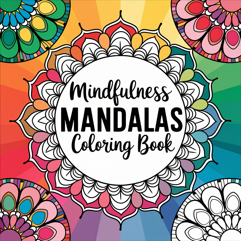 Rockridge Press Mindfulness Mandalas Coloring Book Spiral Bound Coloring Book