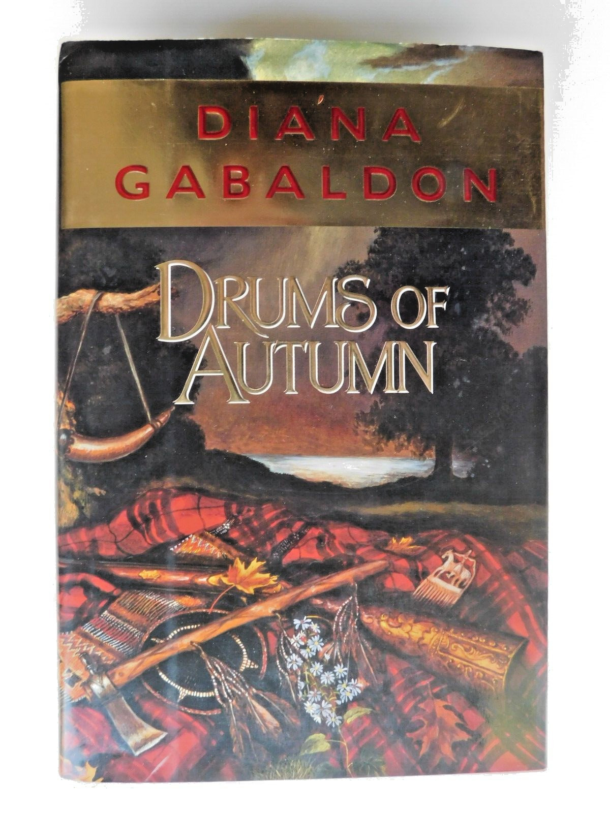 *SIGNED* 1st edition DIANA GABALDON 880 pages Hardcover 1997 DRUMS OF AUTUMN