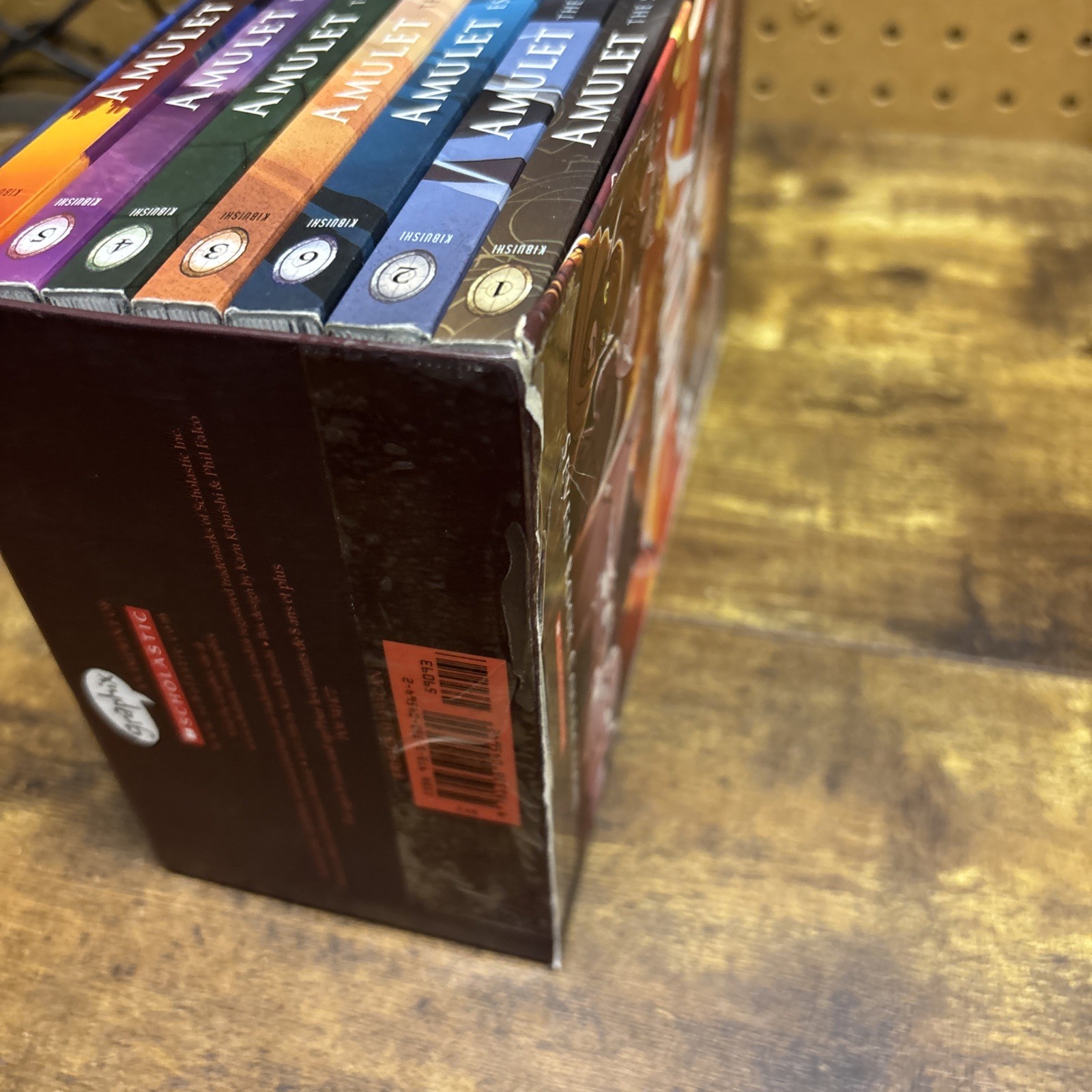 Amulet Box Set: Books #1-7 by Kazu Kibuishi (2016, Trade Paperback / Trade…