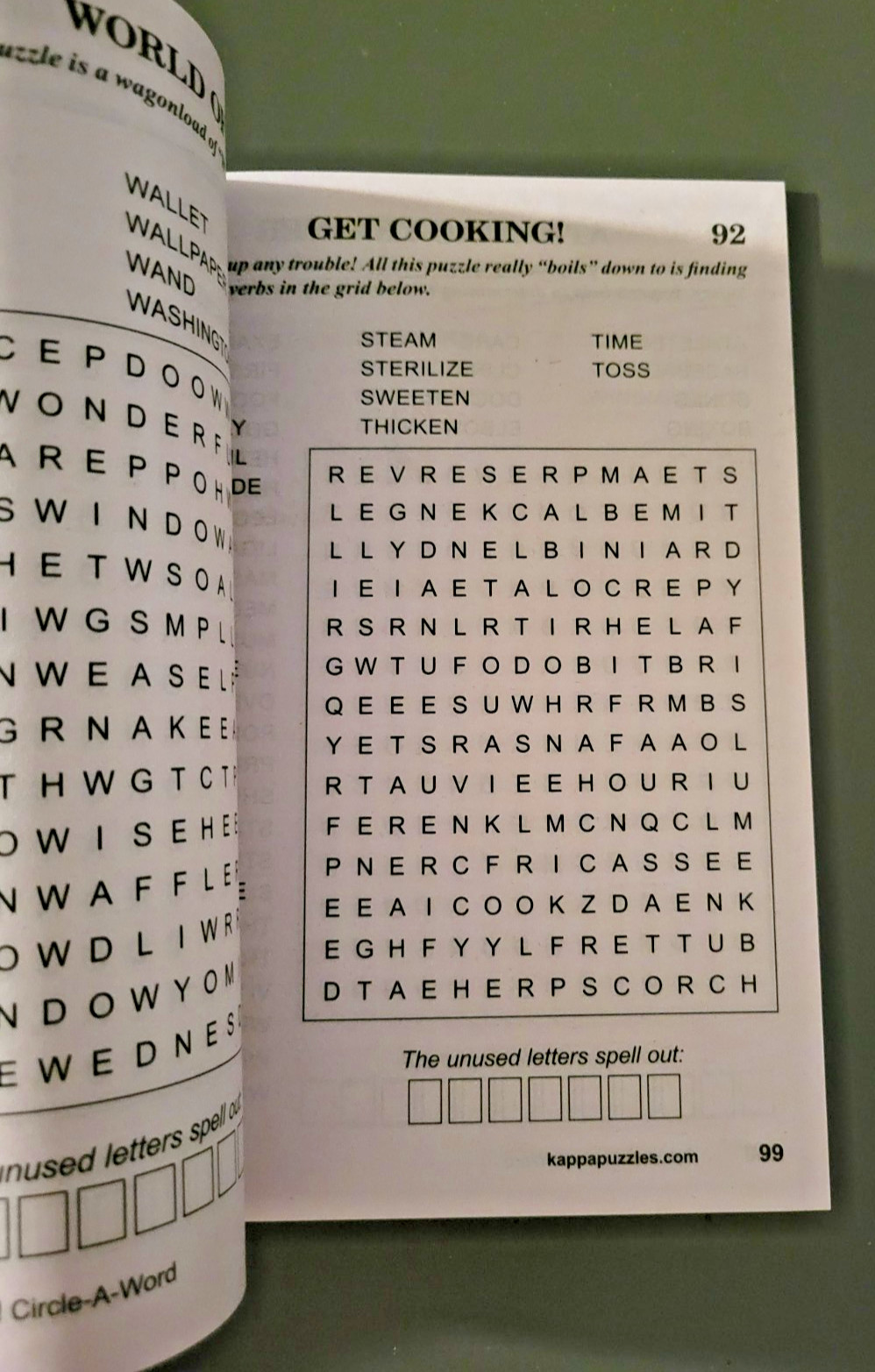 Lot of 4 Circle-A-Word Puzzle Books by Kappa – 530+ Challenges – Large Print