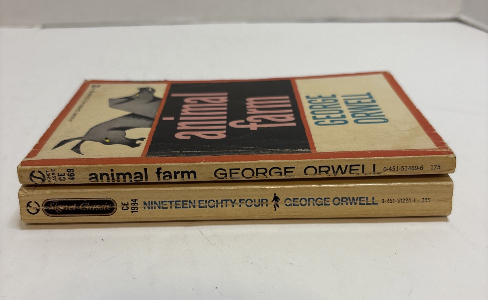 Vintage! George Orwell Book Set: Animal Farm and 1984 Paperback Signet Classic